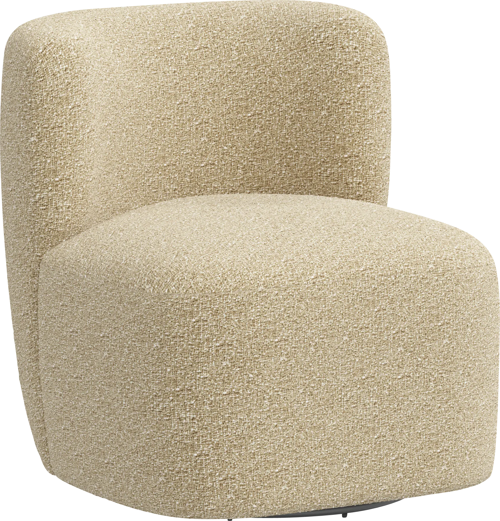 Anaua Beige Swivel Accent Chair - Thumbnail - Image 1