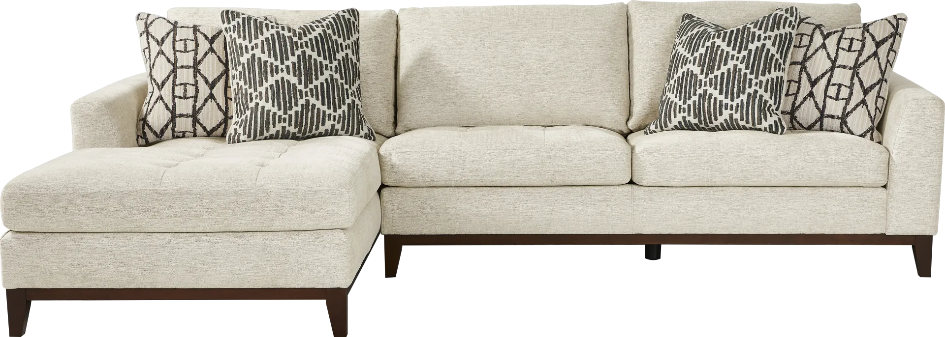 Harmon Beige 2 Pc Sectional - Image 1