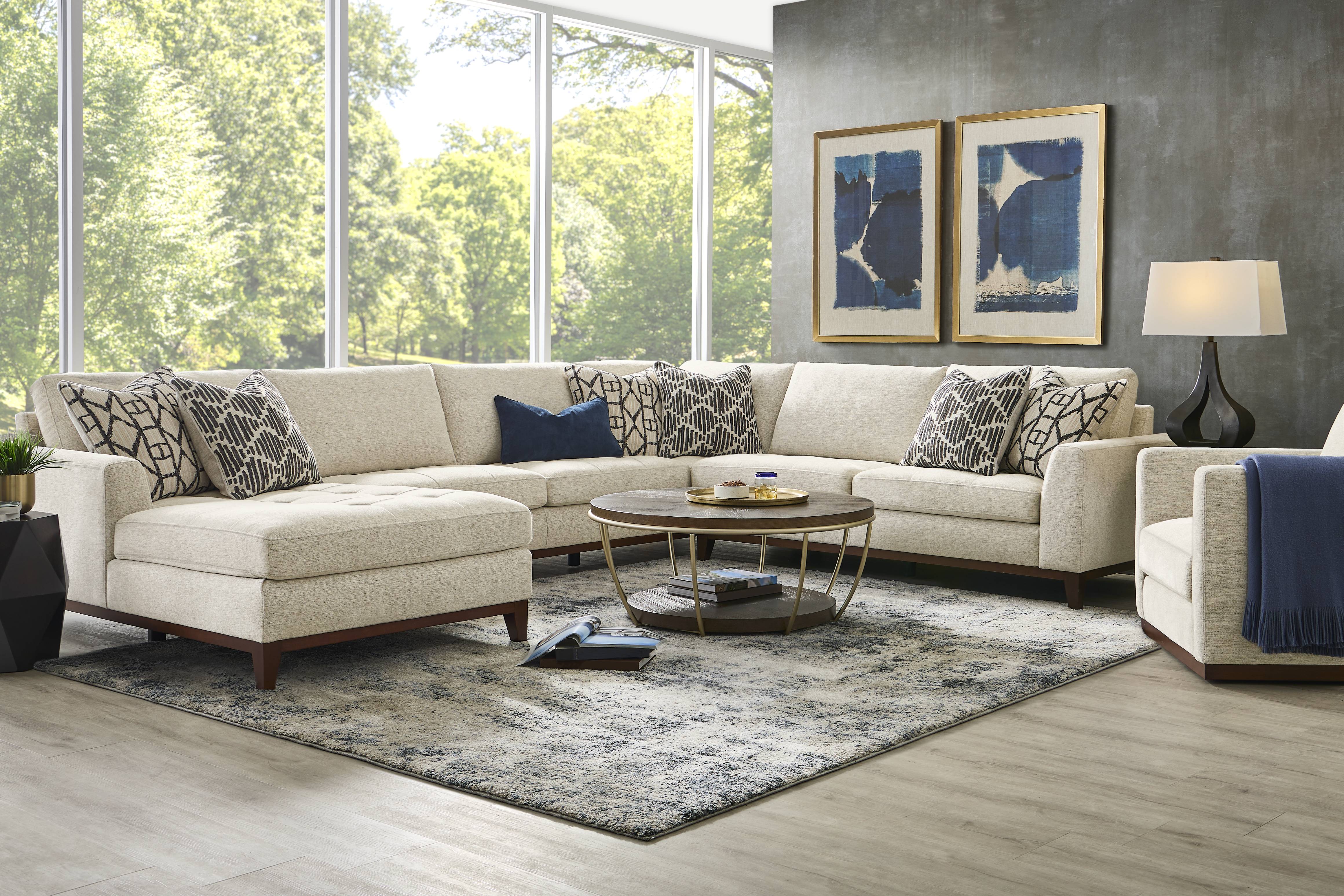 Harmon Beige 3 Pc Sectional - Thumbnail - Image 2