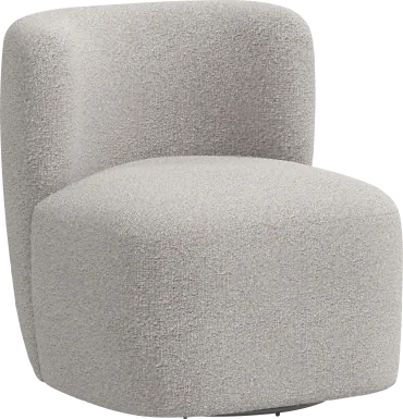 Anaua Gray Swivel Accent Chair