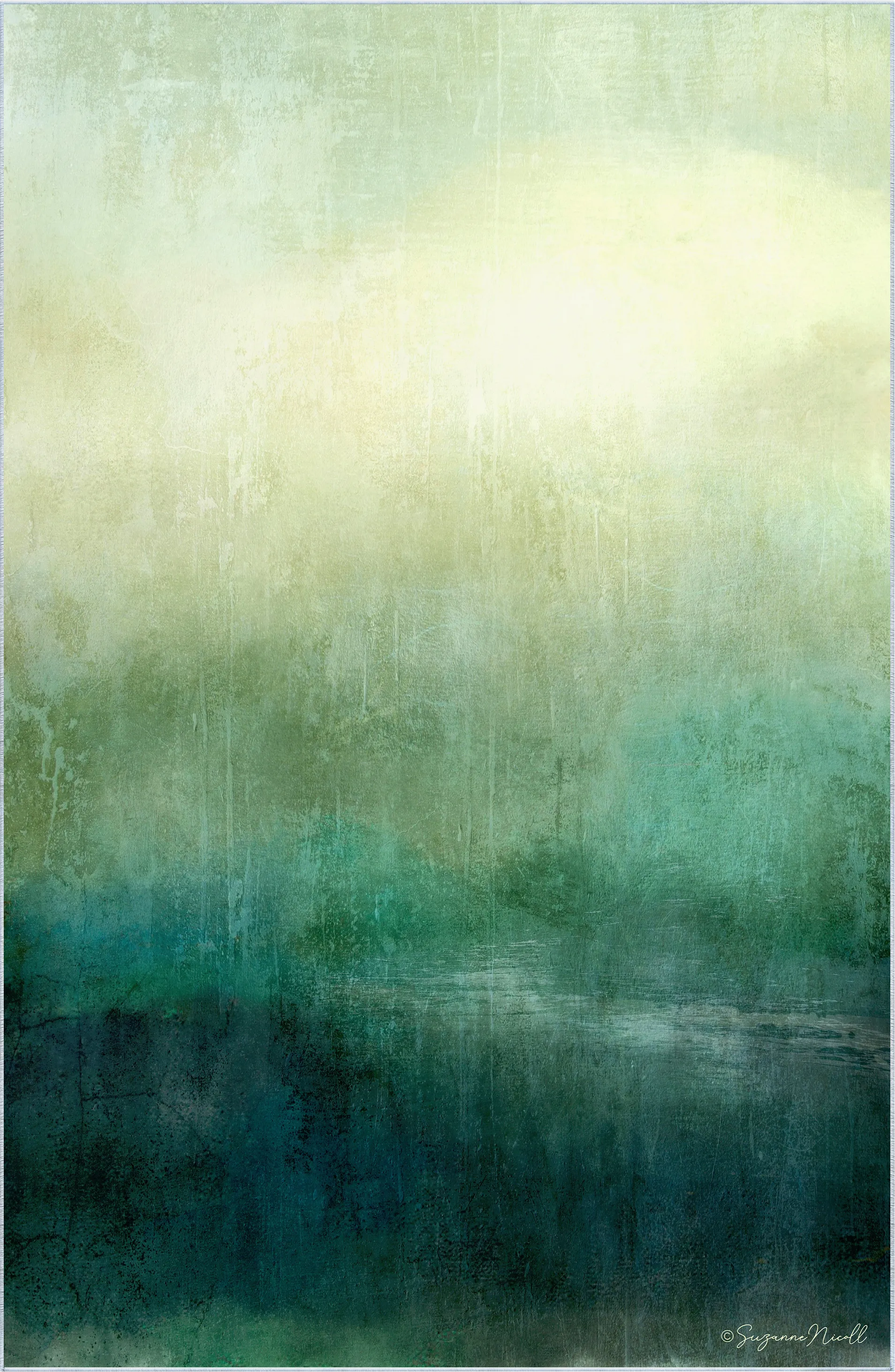 Saulieu Green 5' x 7'7 Rug - Image 1