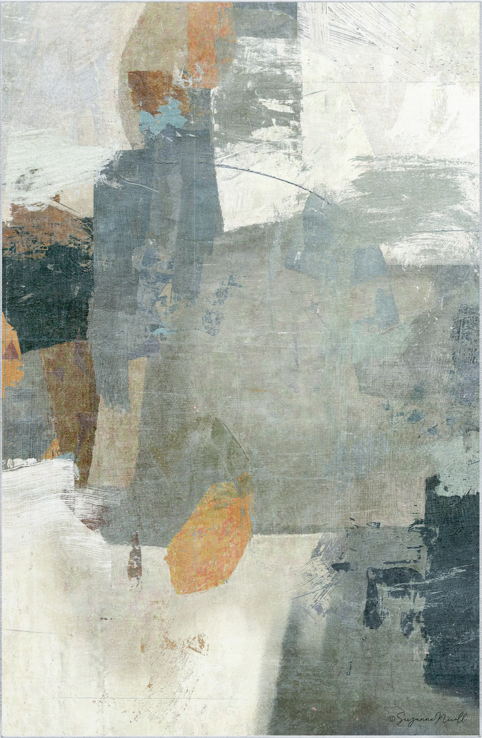 Wisereaver Gray 5' x 7'7 Rug - Image 1