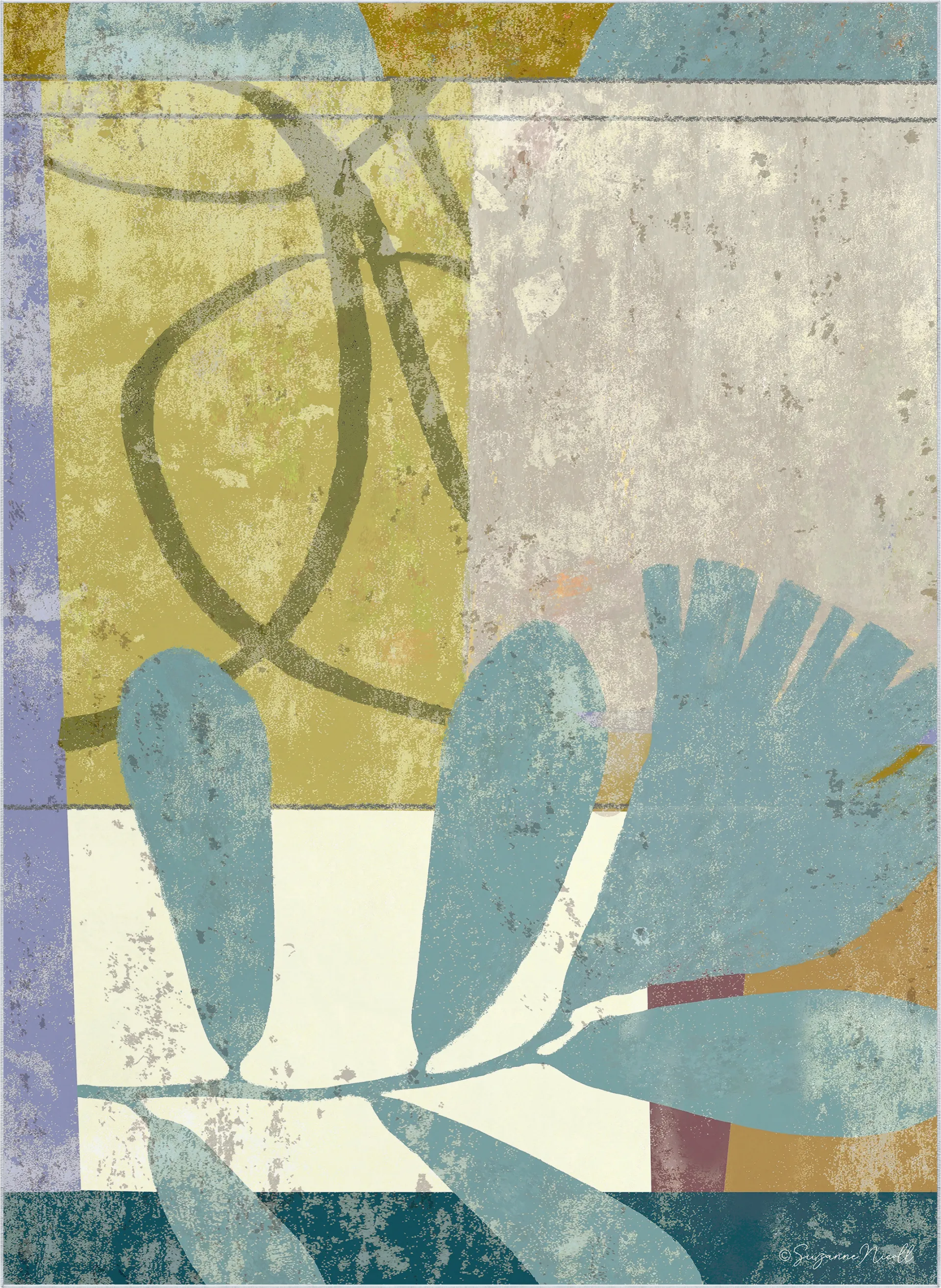 Mills Cottage Gray 7'7 x 10'5 Rug - Image 1