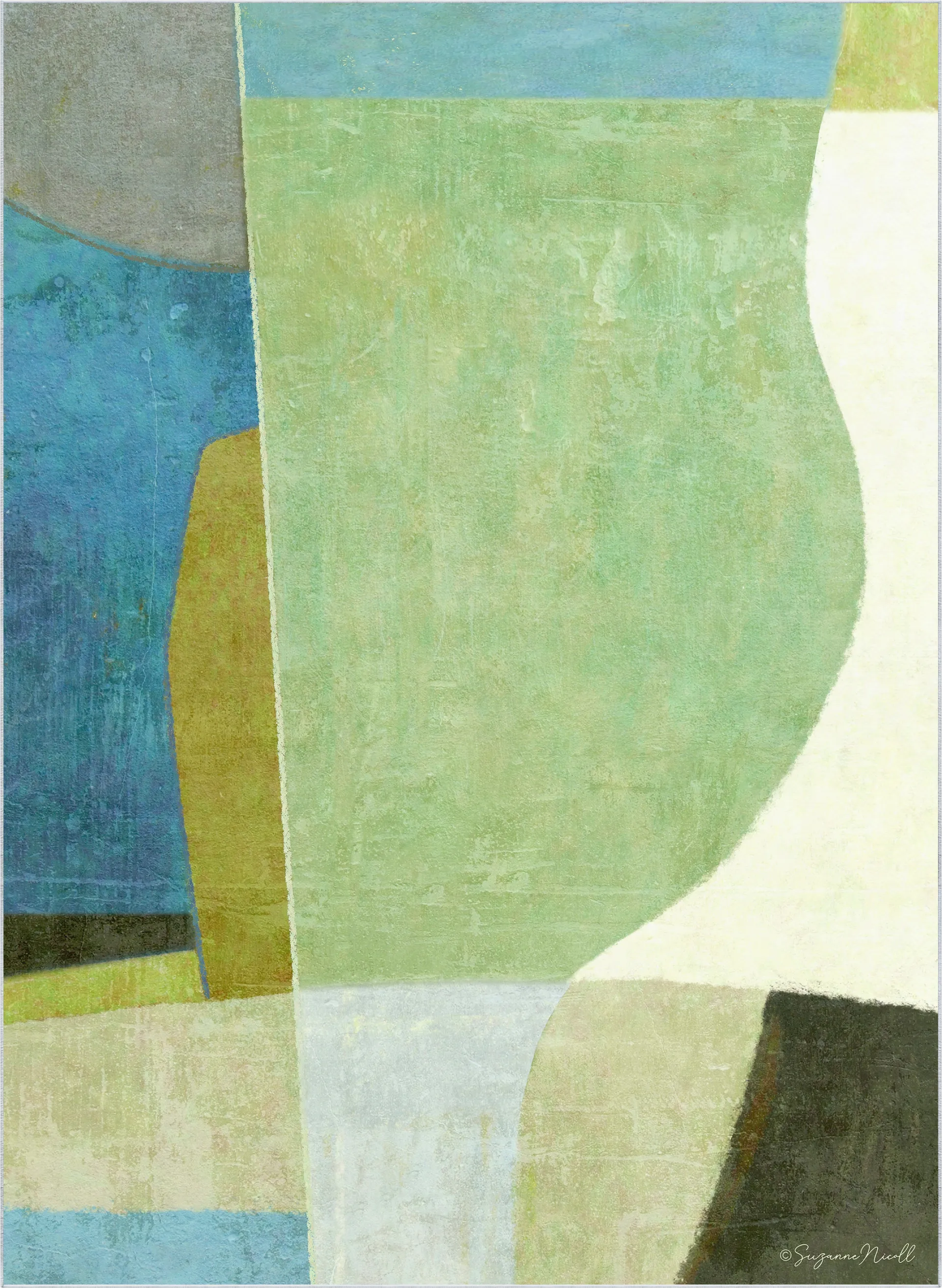 Steelriver Green 7'7 x 10'5 Rug - Image 1