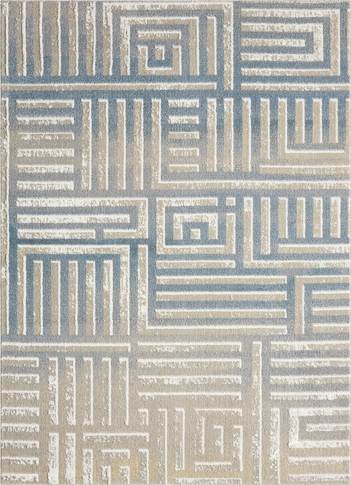 Evette Rios Udae Blue 5'3 x 7' Rug - Image 1