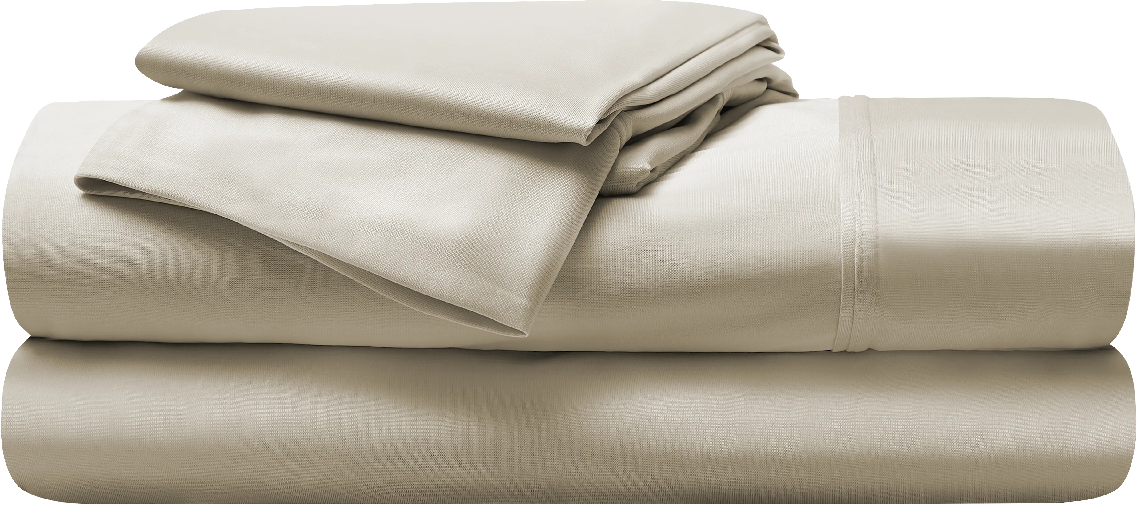 Bedgear Dri-Tec Medium Beige 4 Pc Full Bed Sheet Set - Thumbnail - Image 1