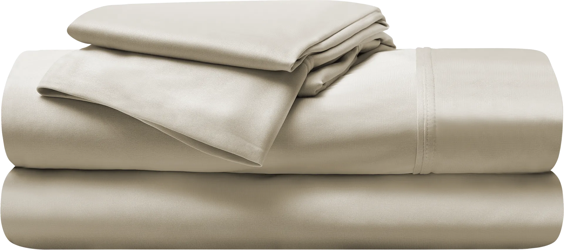 Bedgear Hyper-Cotton Medium Beige 3 Pc Twin XL Bed Sheet Set - Image 1