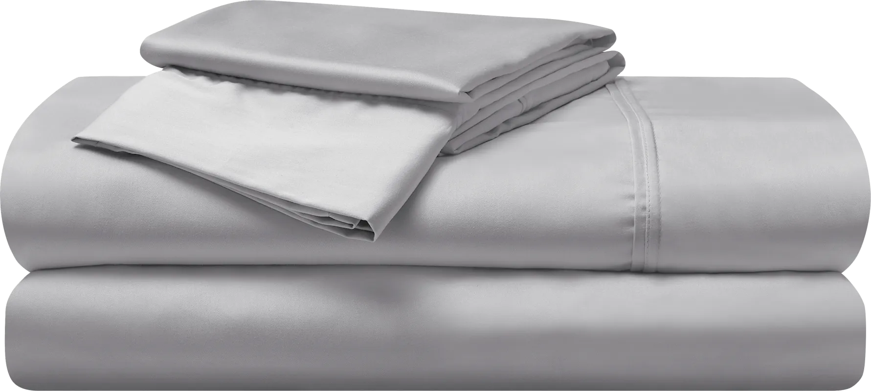 Bedgear Hyper-Cotton Light Gray 4 Pc King Bed Sheet Set