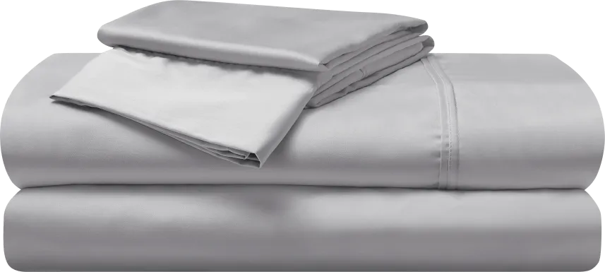 Bedgear Ver-Tex Light Gray 5 Pc Split King/Split California King Sheet Set