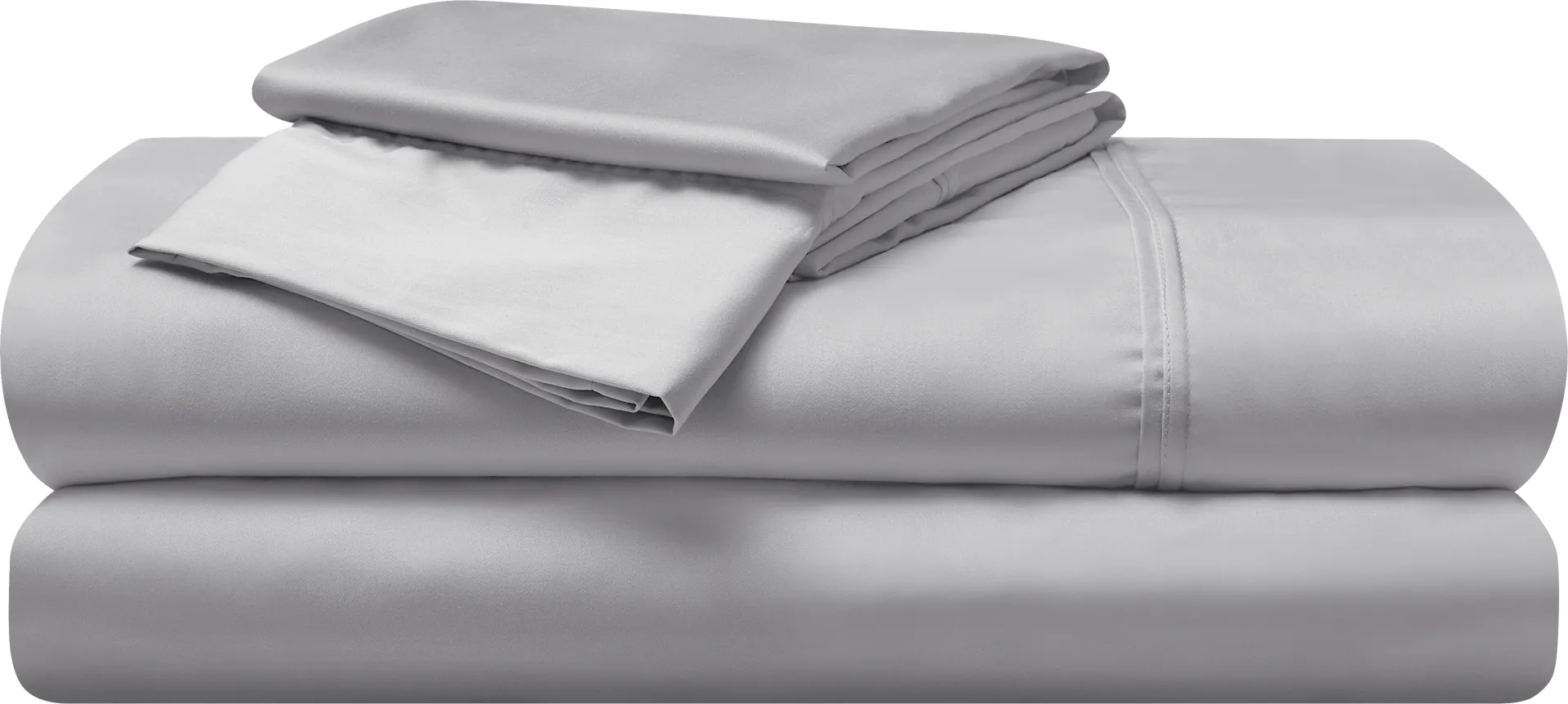 Bedgear Ver-Tex Light Gray 5 Pc Split King/Split California King Sheet Set - Image 1