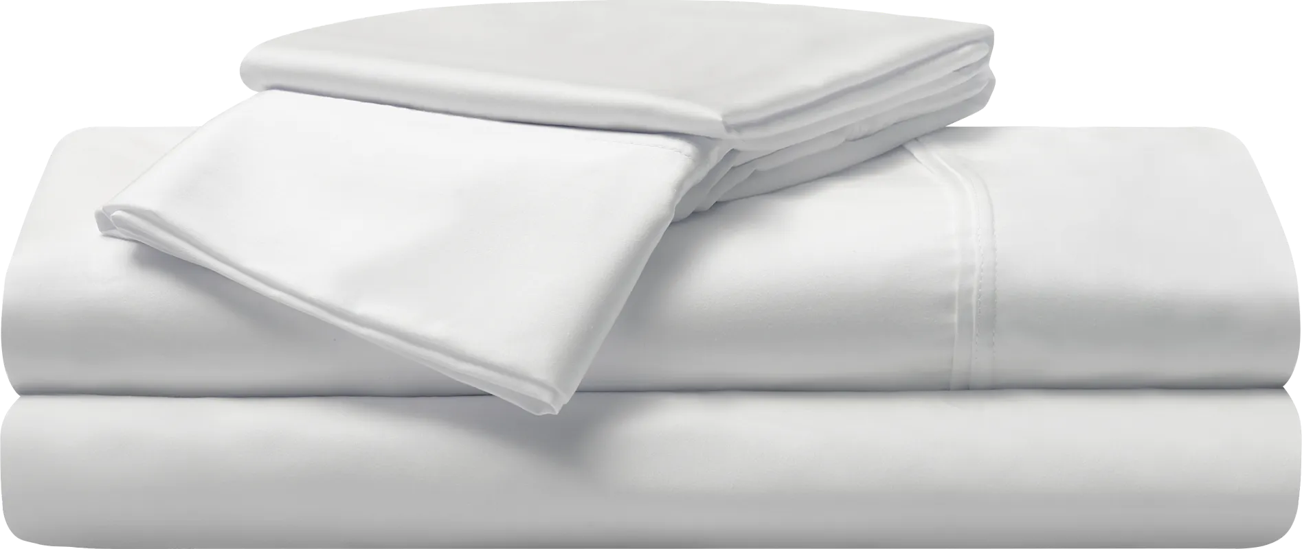 Bedgear Hyper-Cotton Bright White 4 Pc Queen Bed Sheet Set