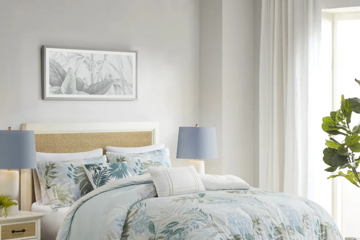 Greggtex Blue 6 Pc Queen Comforter Set