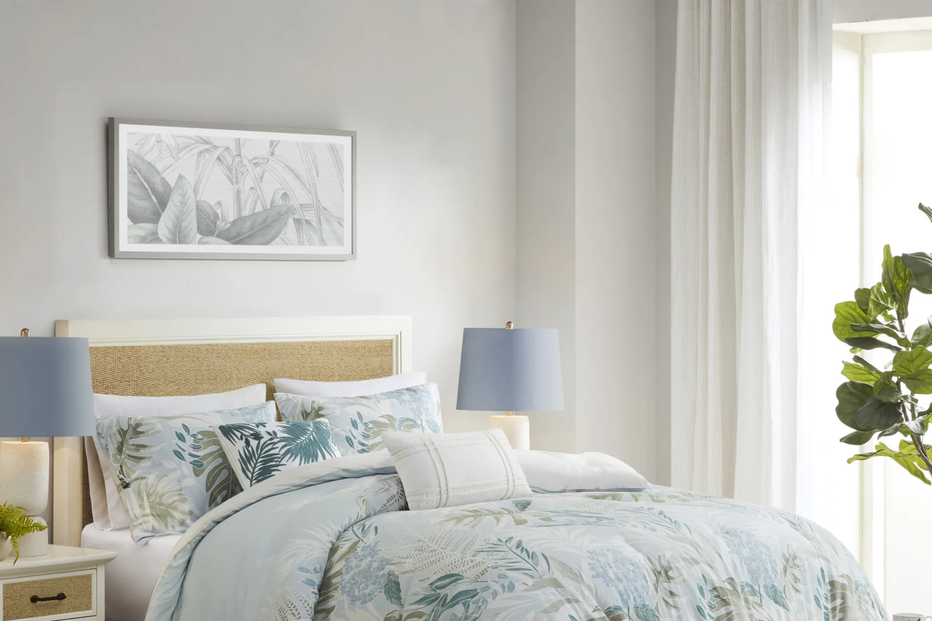 Greggtex Blue 6 Pc King Comforter Set - Image 1