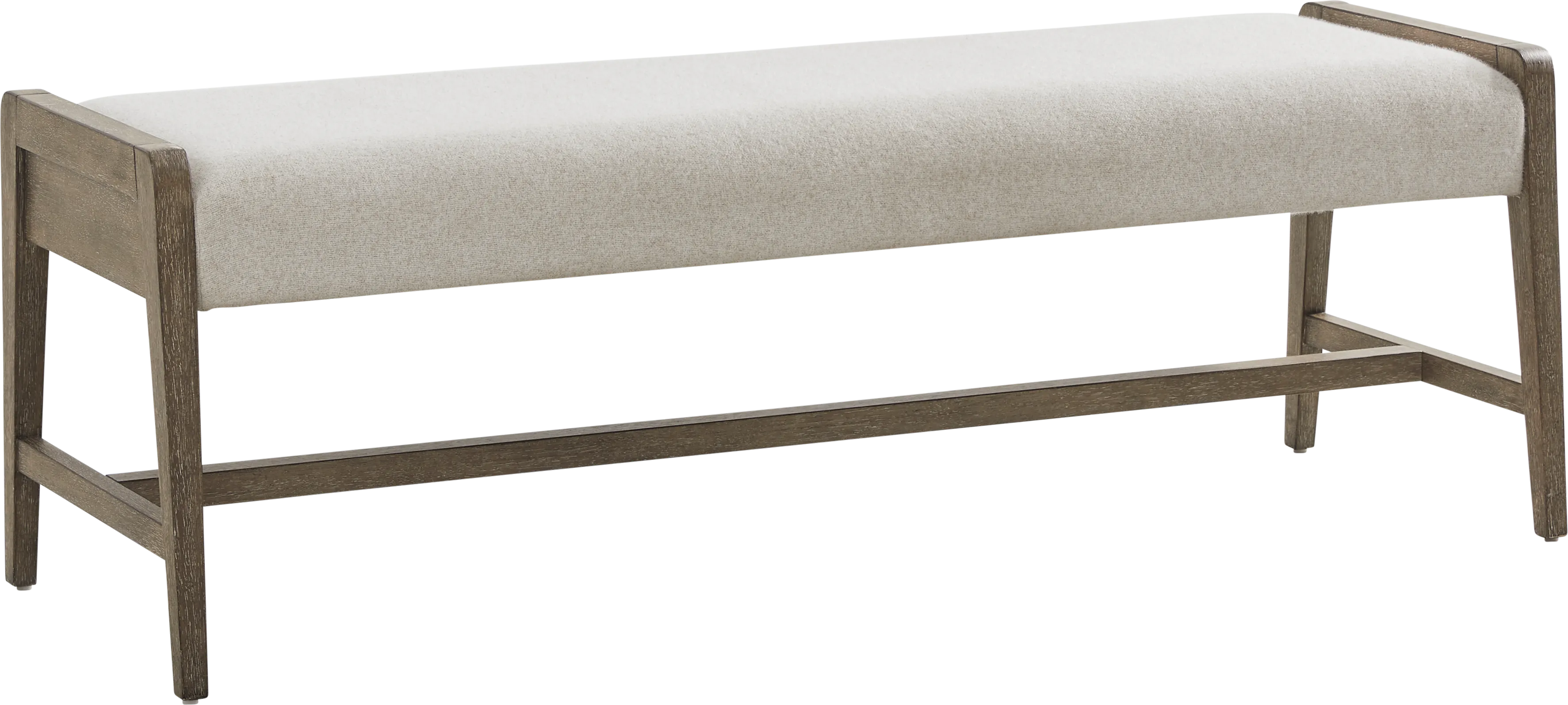 Sausalito Cream Dining Bench - Thumbnail - Image 1