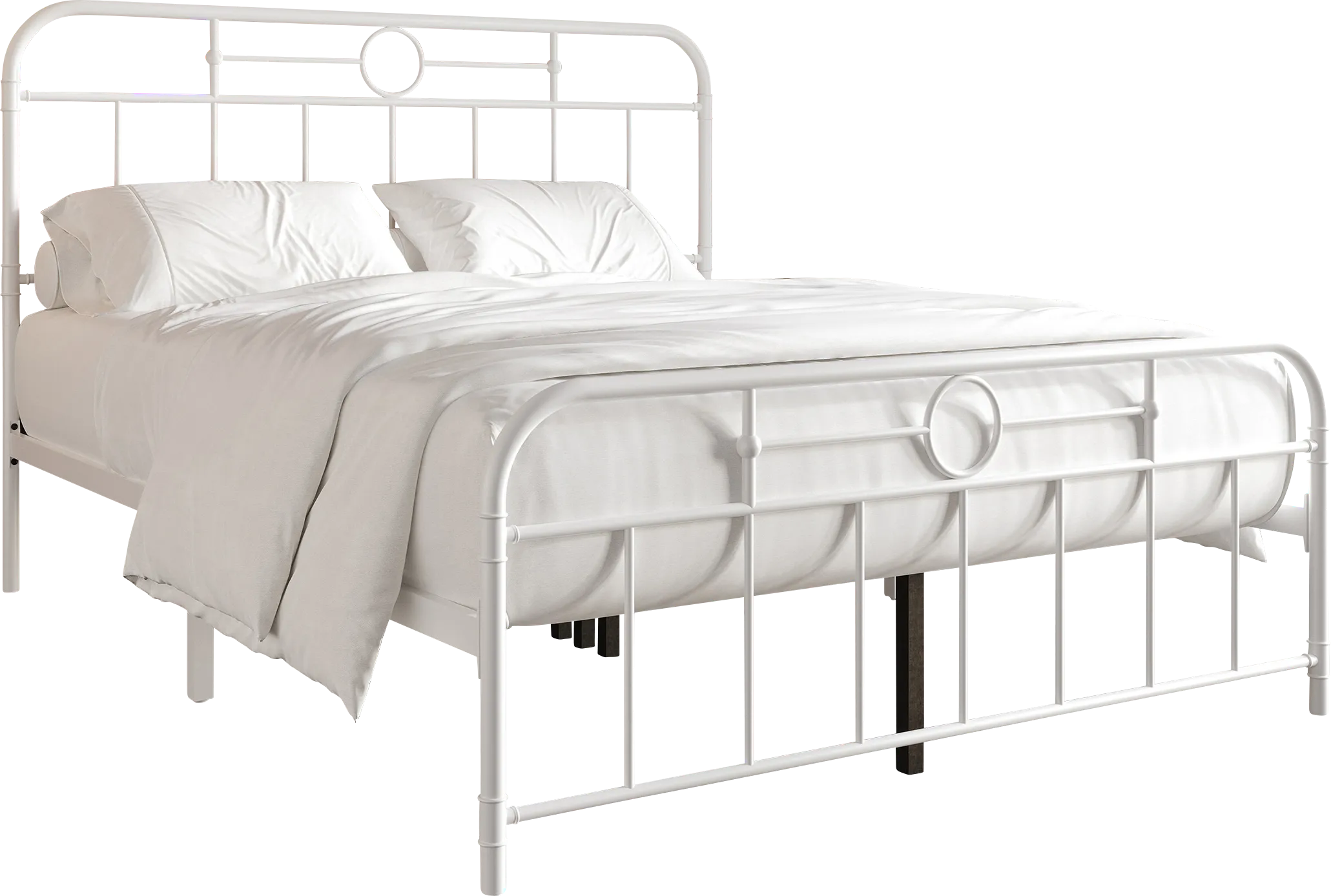 Oceanwell White Full Bed - Thumbnail - Image 1