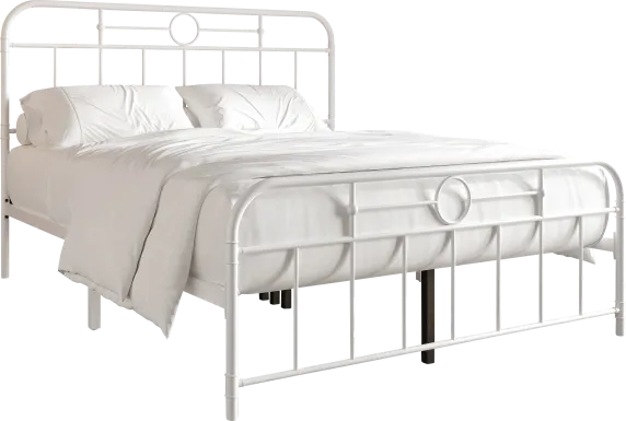 Oceanwell White Queen Bed