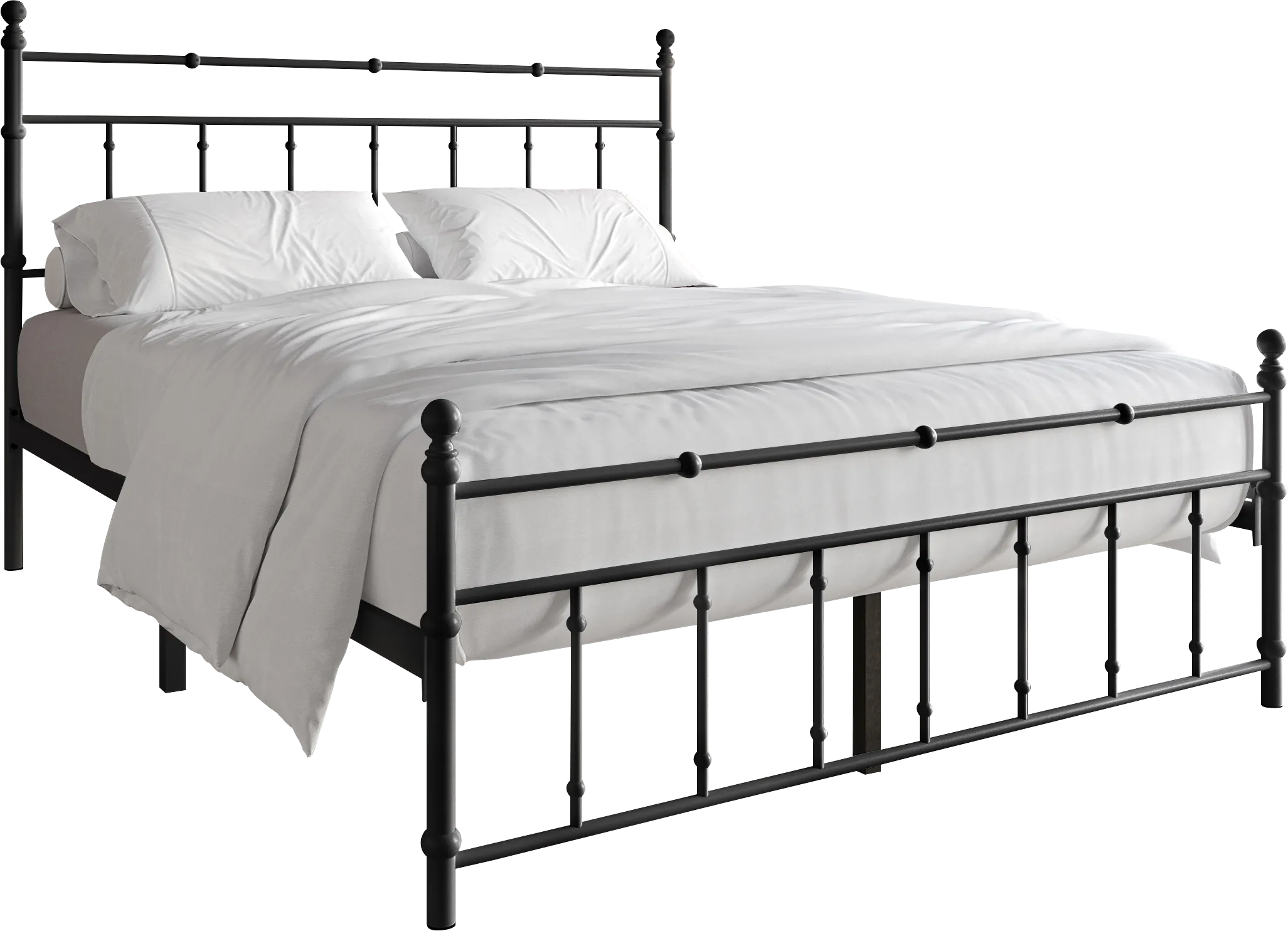 Griffincast Black King Bed
