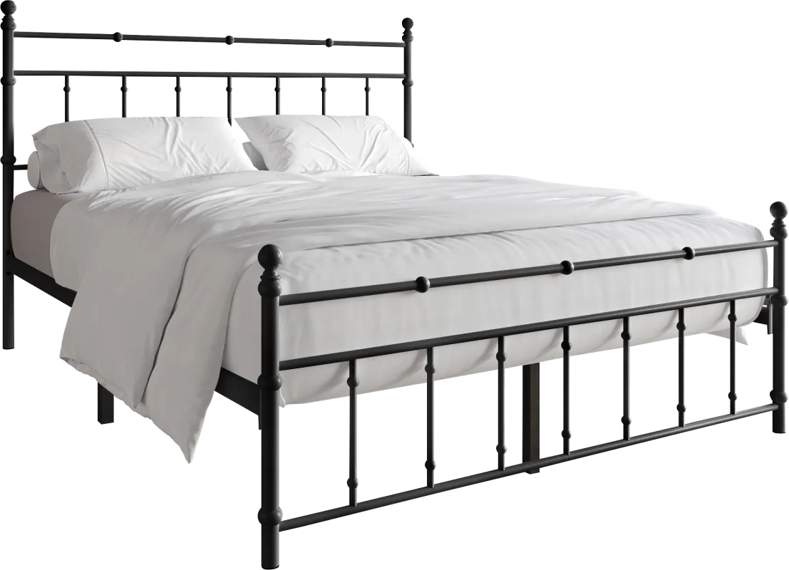Griffincast Black Twin Bed