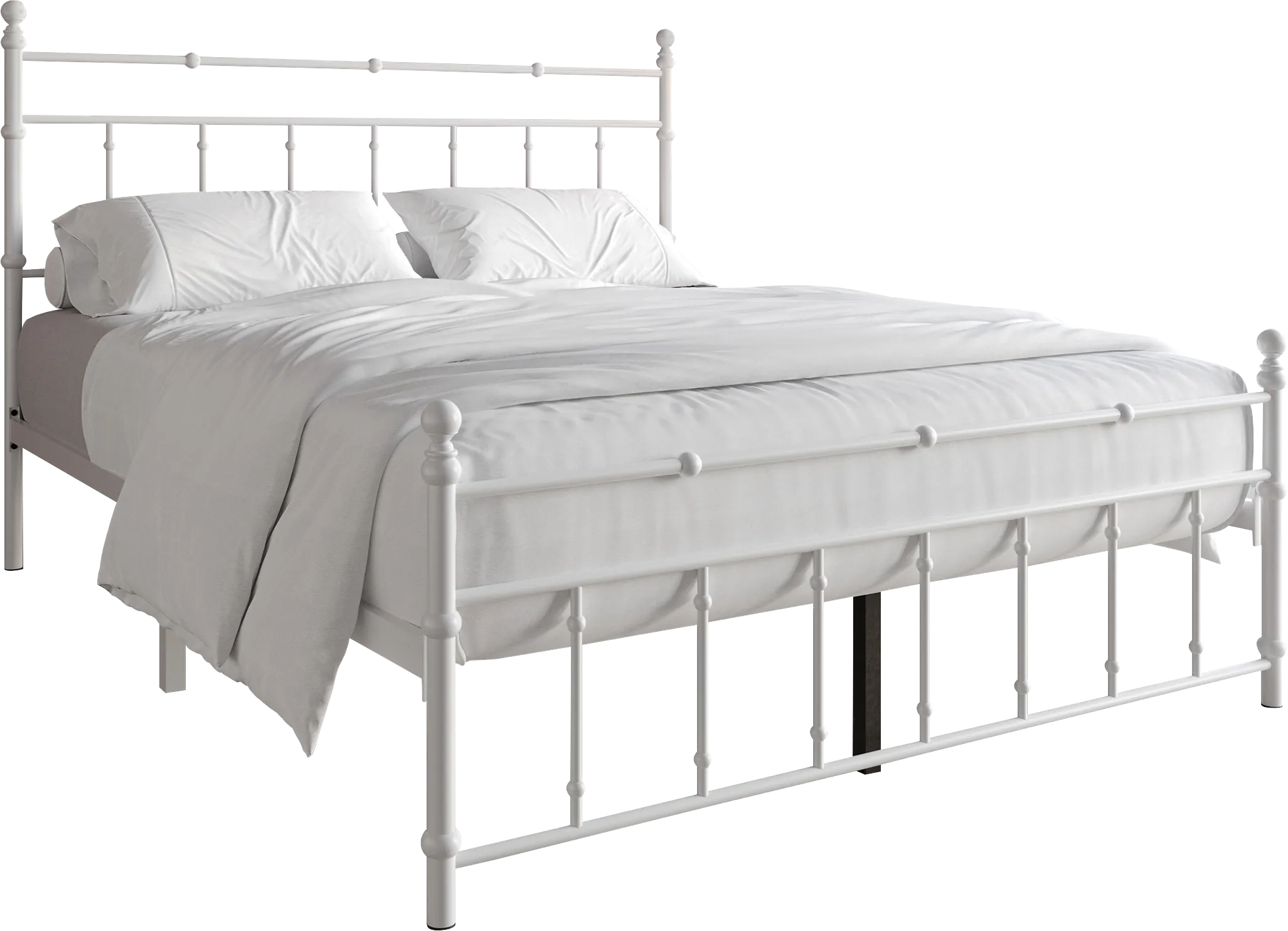 Griffincast White Queen Bed - Thumbnail - Image 1