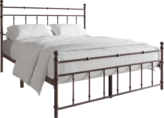 Griffincast Brown King Bed