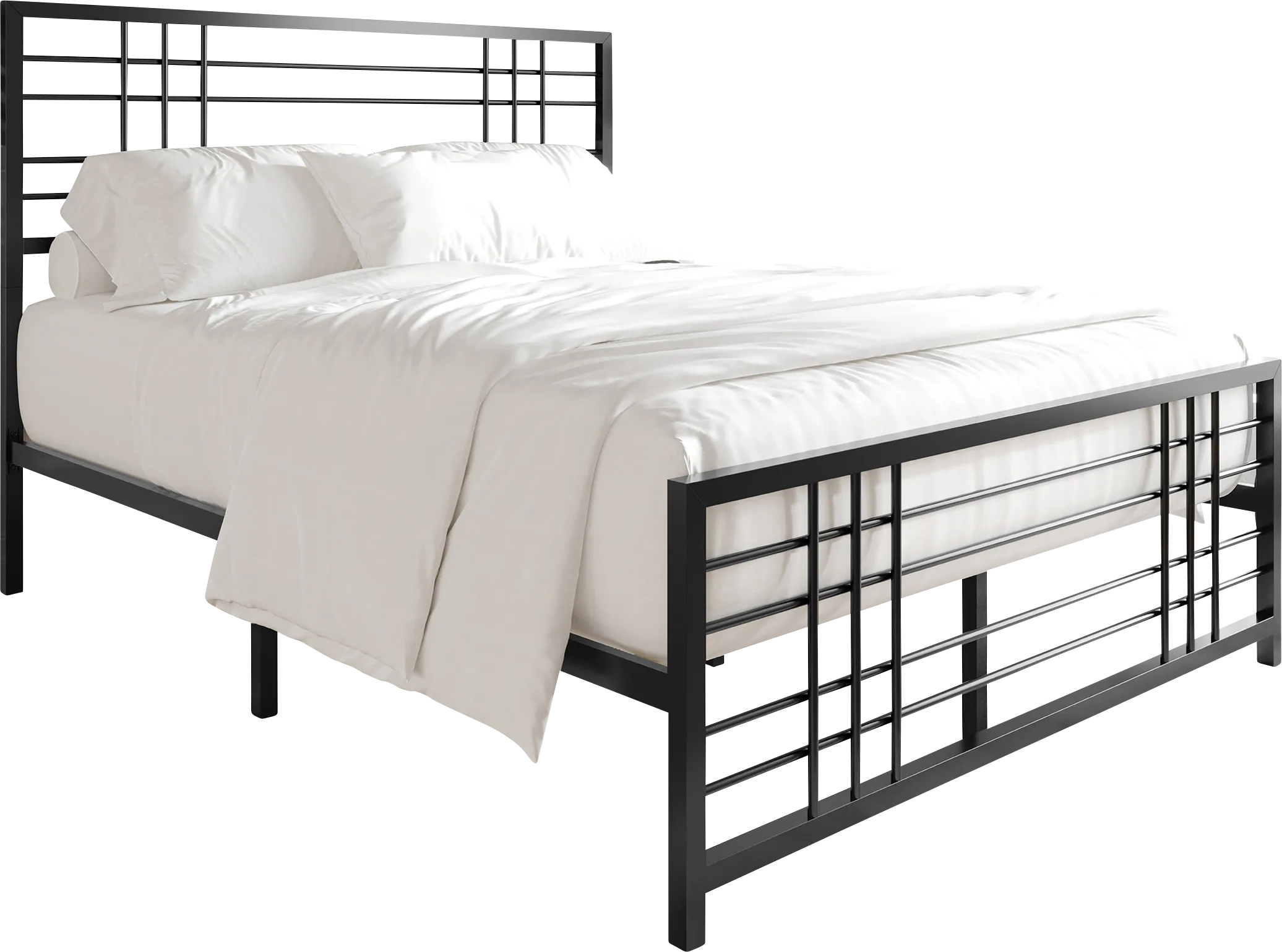 Alpires Black Full Bed - Thumbnail - Image 1