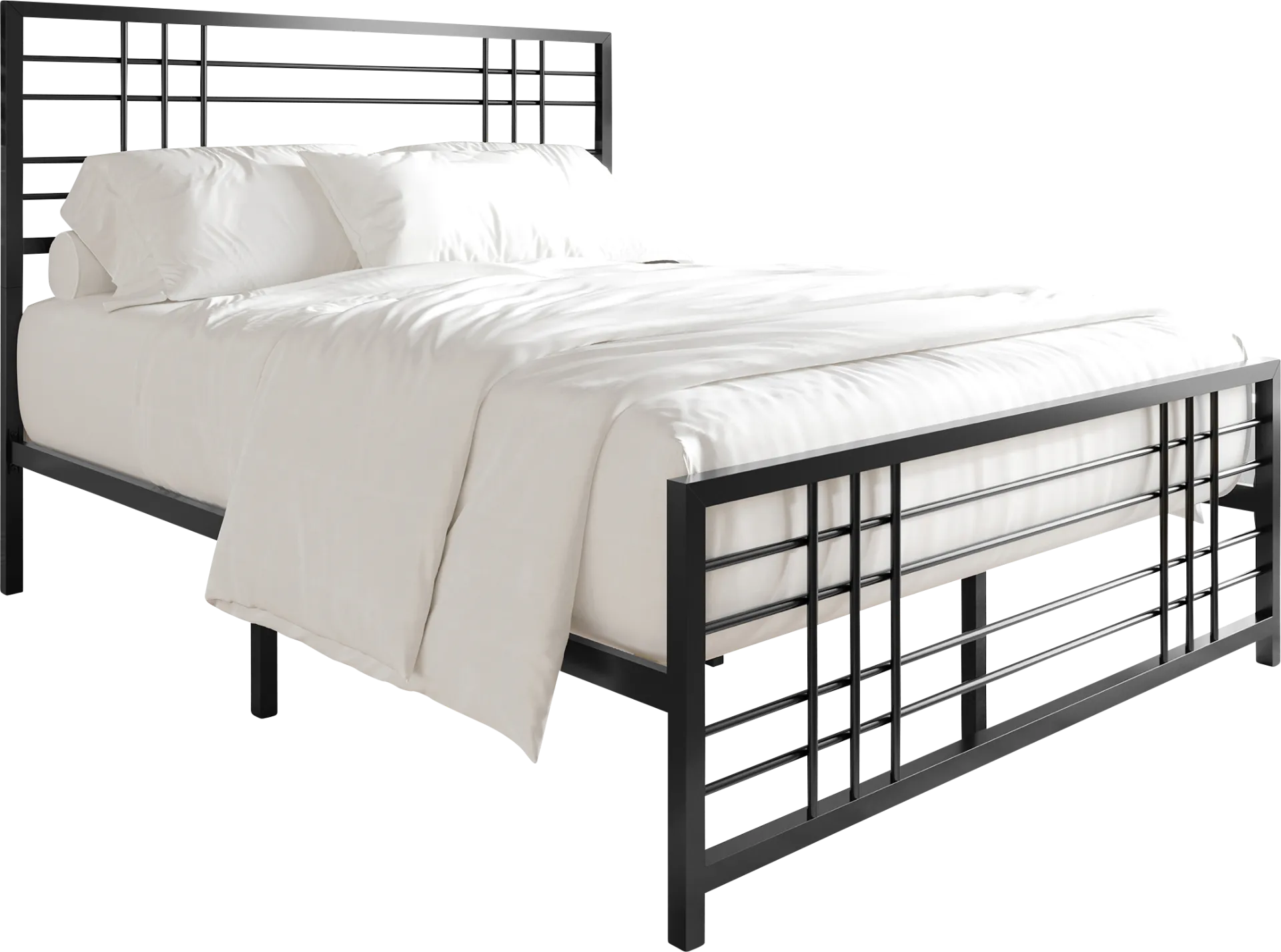 Alpires Black Twin Bed - Image 1