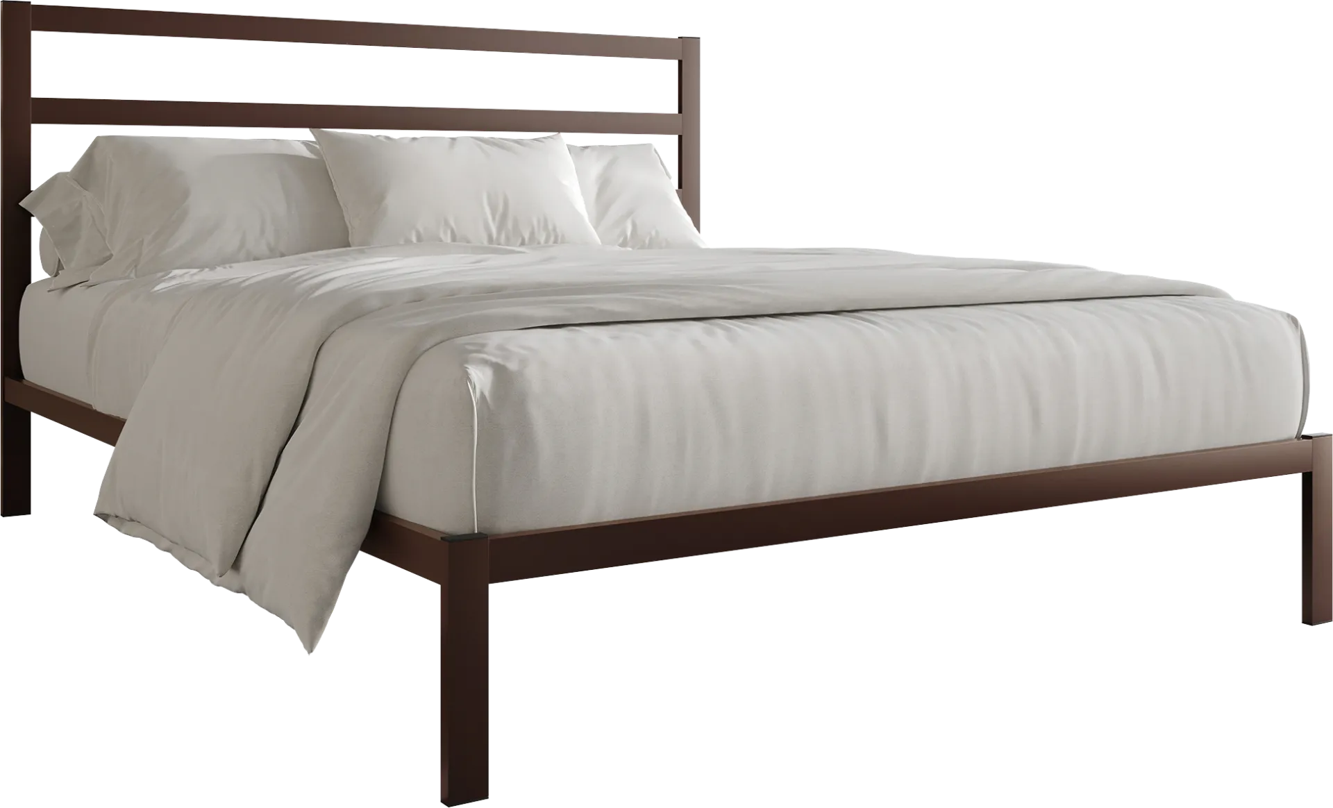 Mazefruit Brown Queen Bed - Image 1