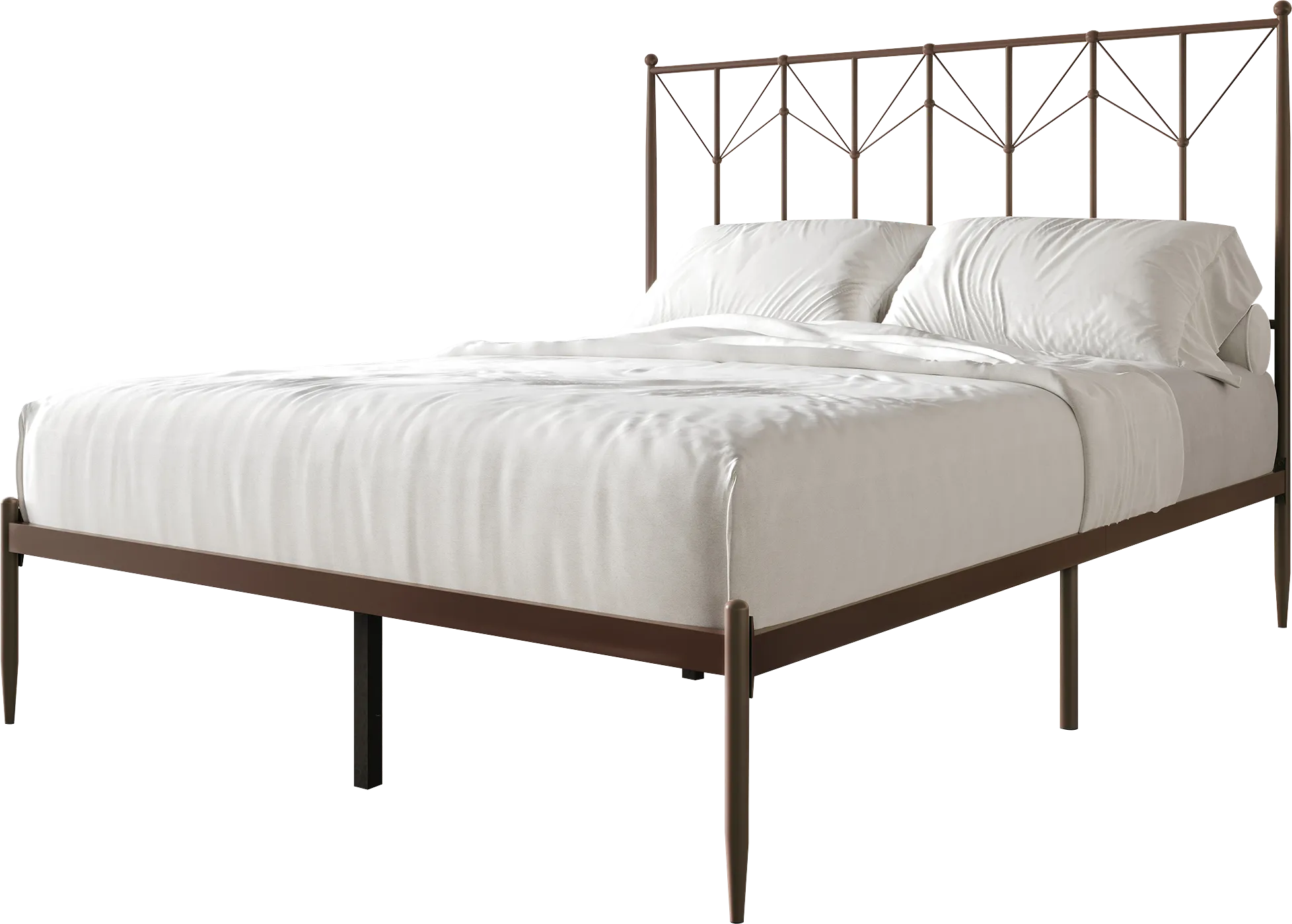 Yewair Brown Full Bed - Thumbnail - Image 1