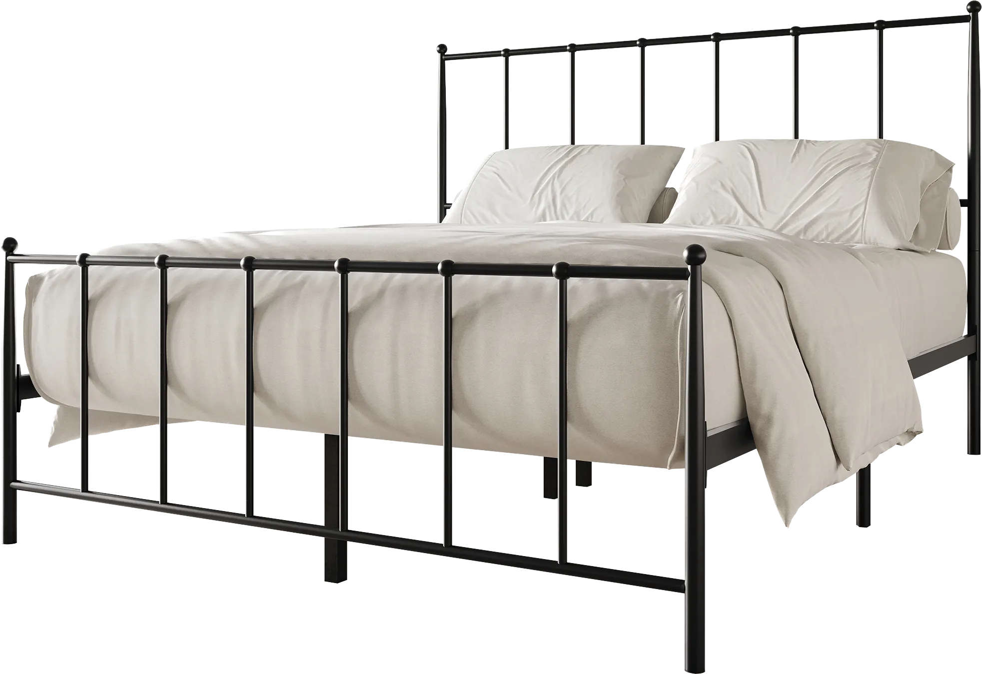 Pixelfly Black Twin Bed - Thumbnail - Image 1