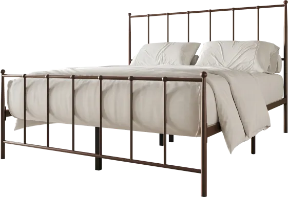 Pixelfly Brown King Bed