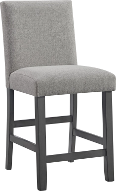 Lulama Gray Counter Height Stool, Set of 2