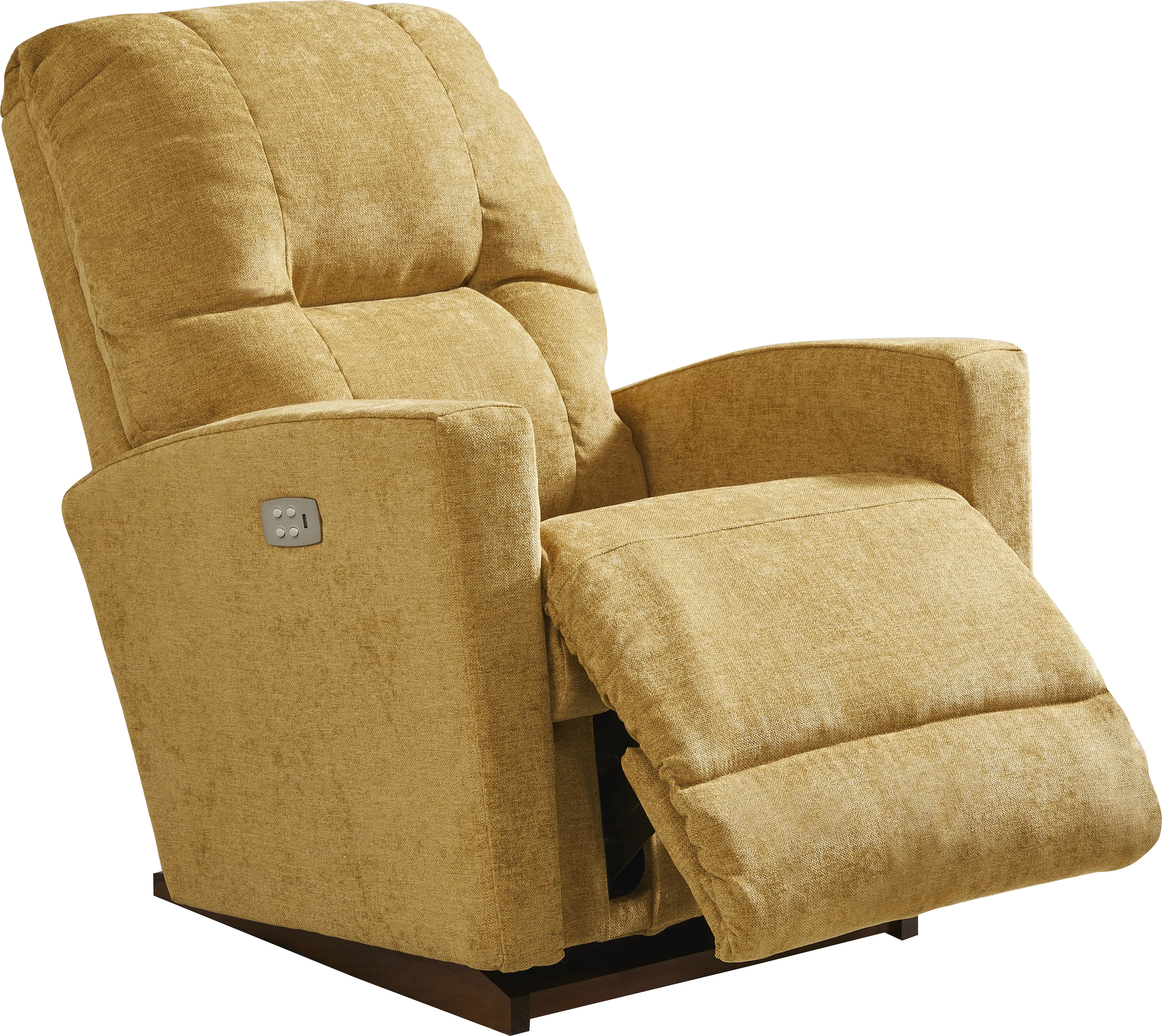 La-Z-Boy Casey III Russet Orange Woven Dual Power Recliner | Rooms
