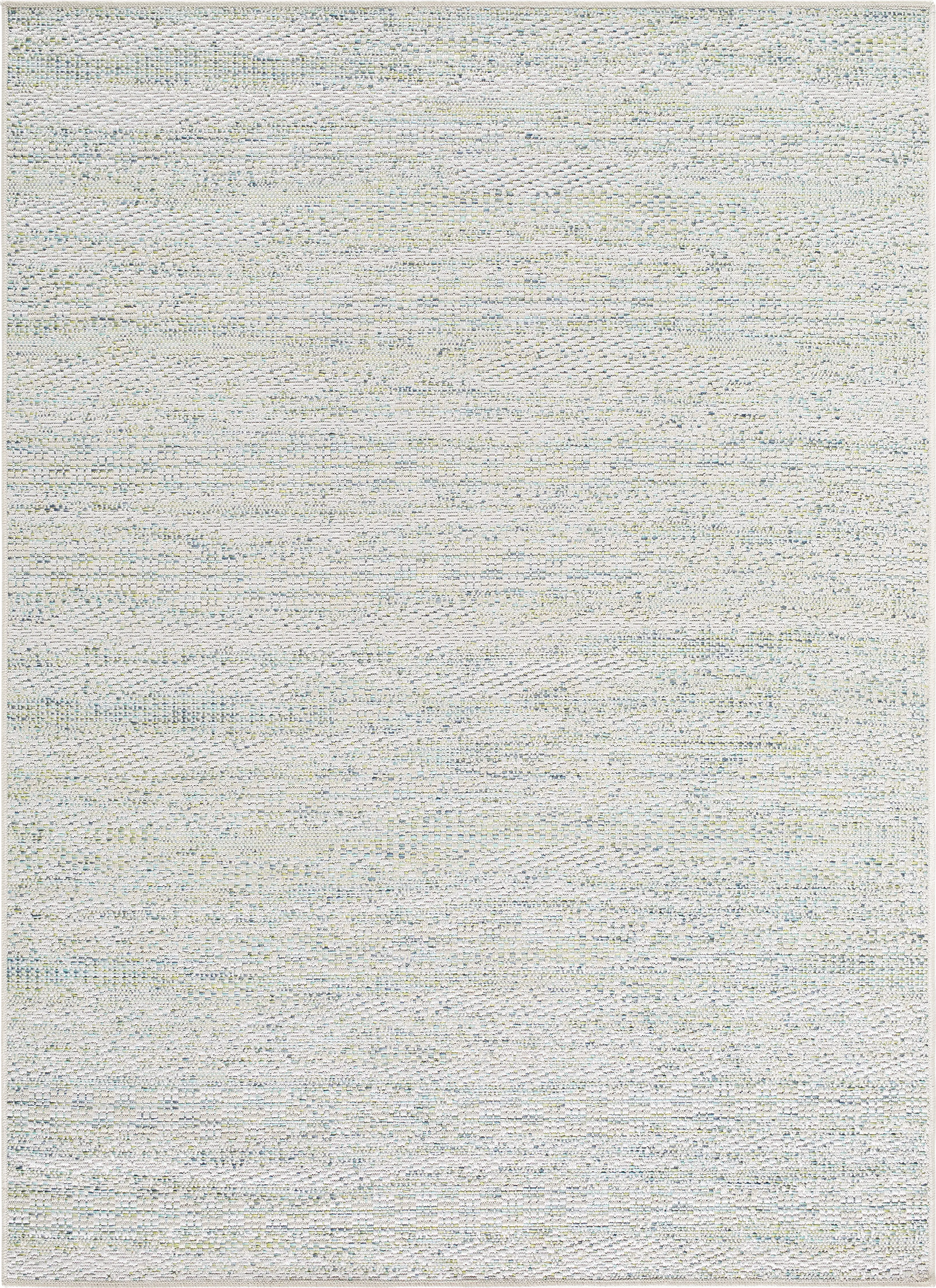 Aswan Aqua 7'6 x 10' Indoor/Outdoor Rug - Thumbnail - Image 1