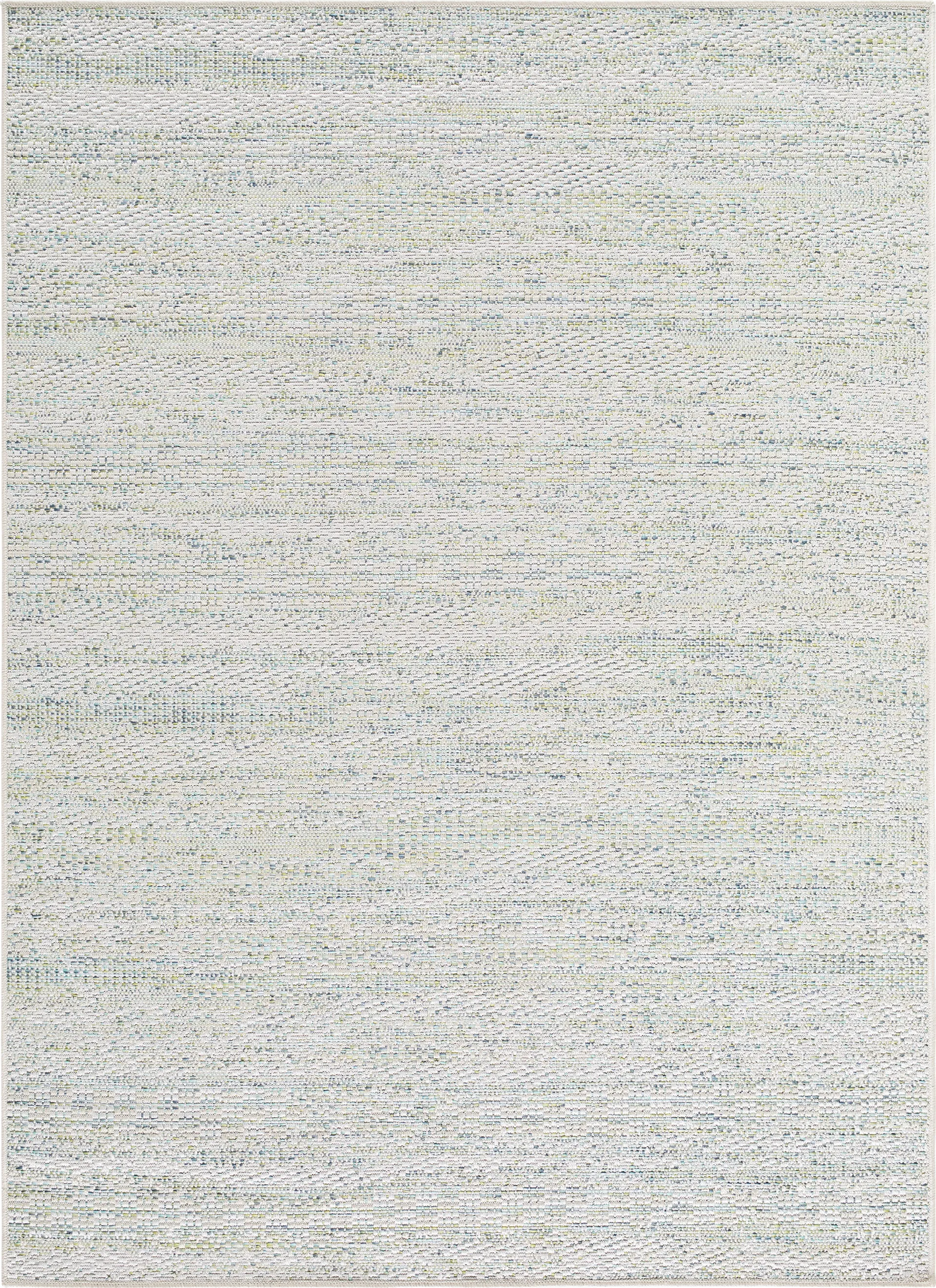 Aswan Aqua 7'6 x 10' Indoor/Outdoor Rug - Image 1