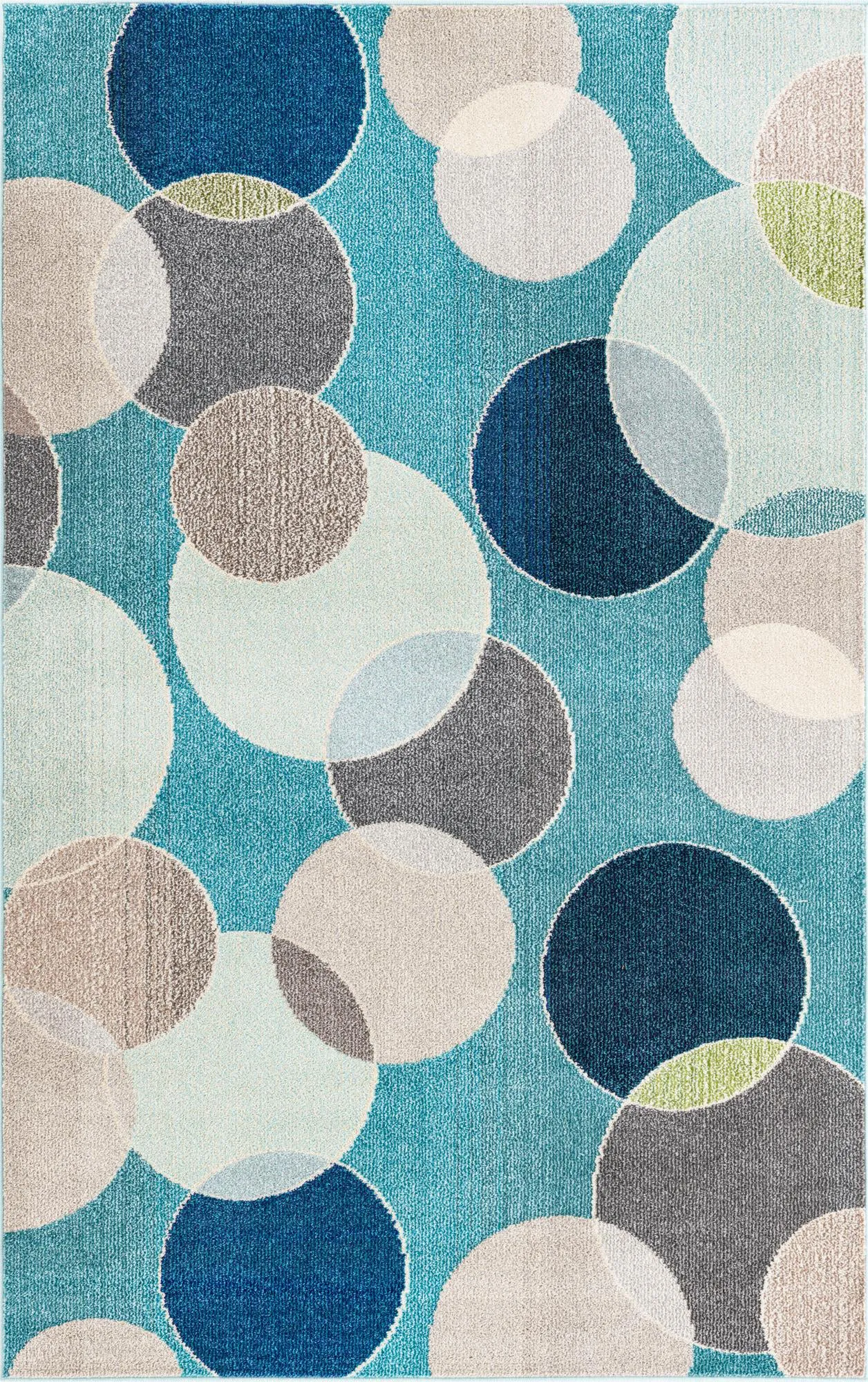 Elam Blue 5'1 x 8' Rug - Image 1