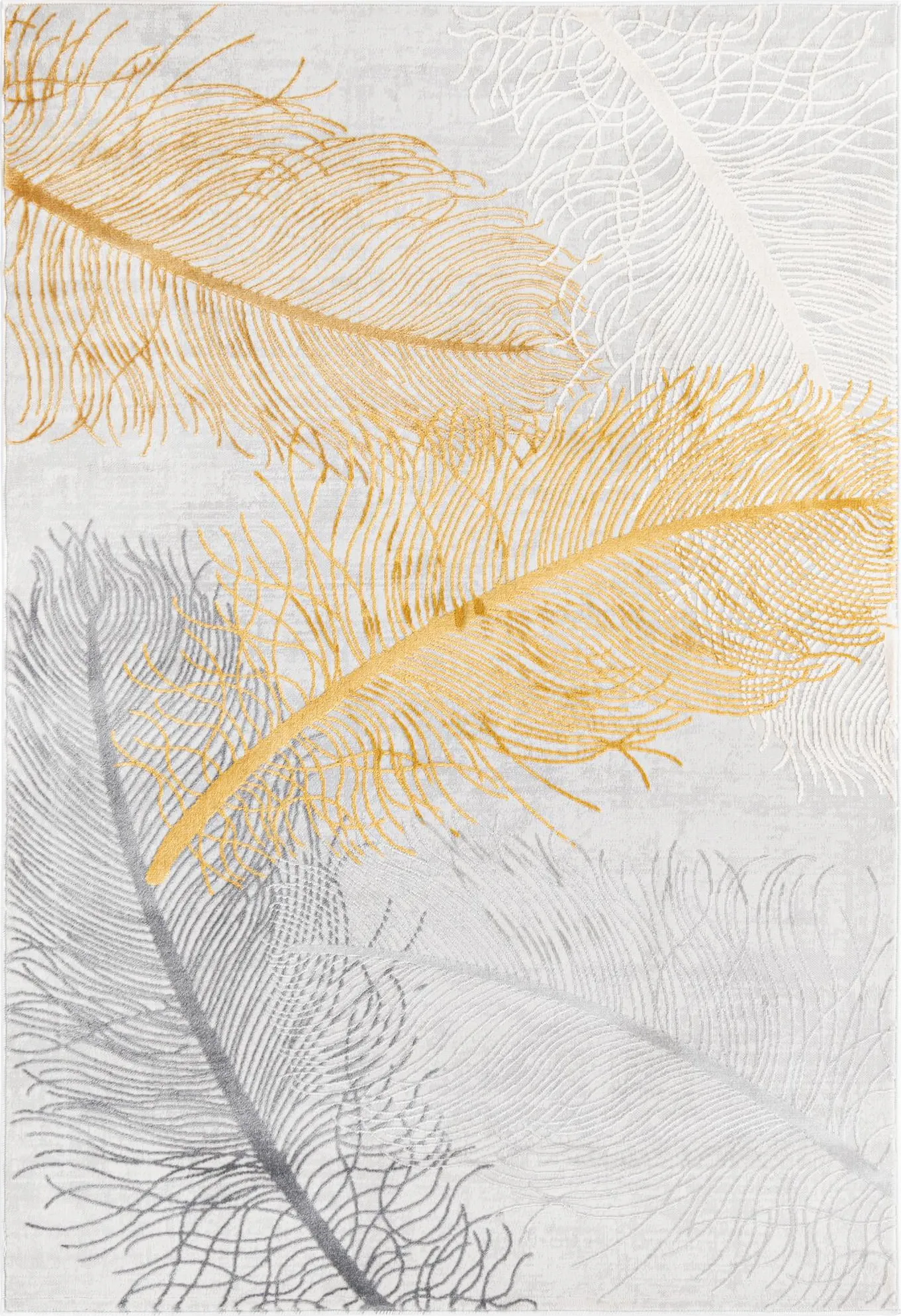 Sundus Yellow 4'1 x 6'1 Rug - Image 1