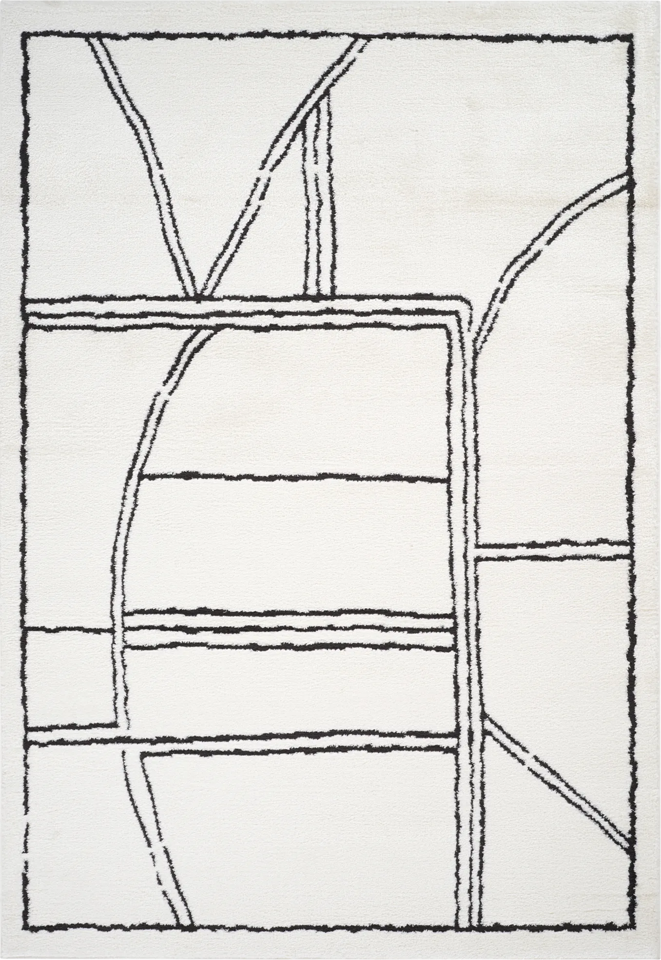 Kwaye White 7'9 x 9'9 Rug - Image 1