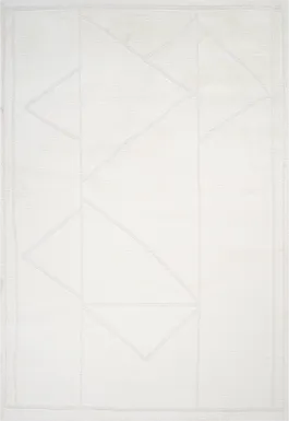 Damaray Ivory 5'3 x 7'6 Rug