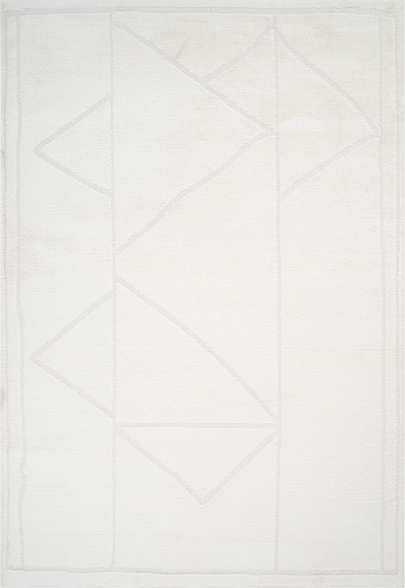 Damaray Ivory 3'6 x 5'6 Rug