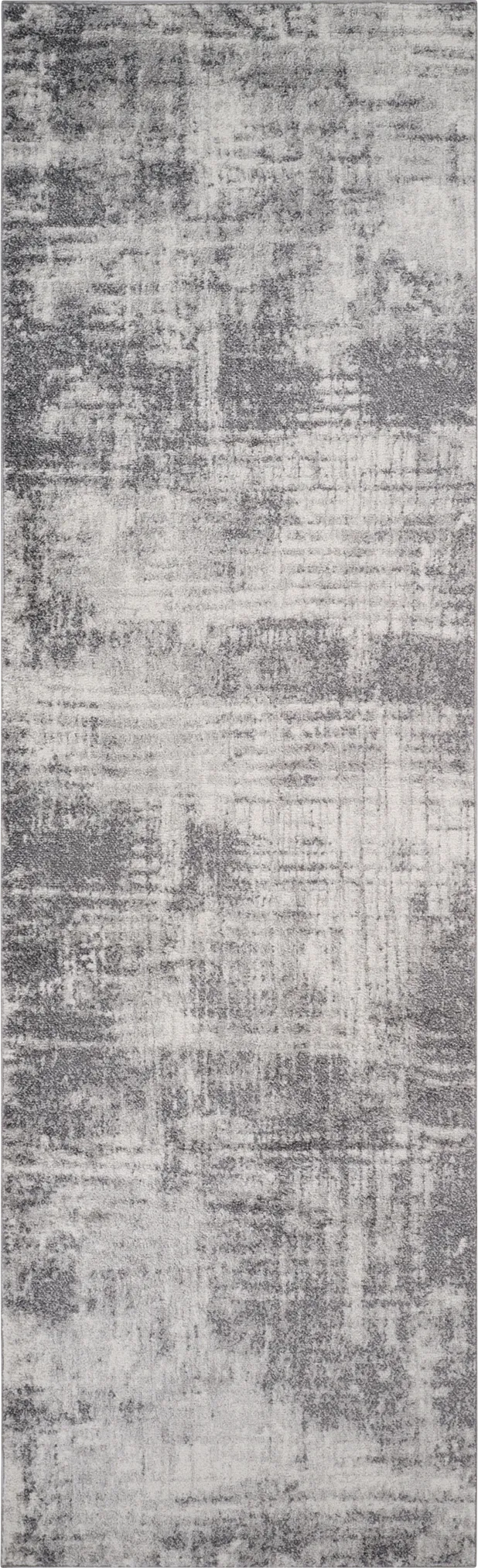 Fasil Gray 2'7 x 9' Runner Rug - Image 1