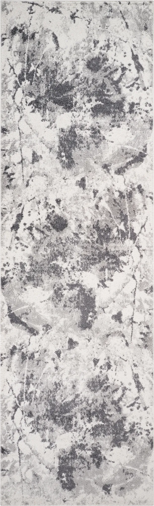 Merrane Gray 2'7 x 9' Runner Rug - Image 1