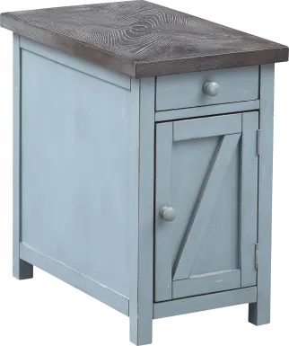 Grantland Blue Chairside Cabinet
