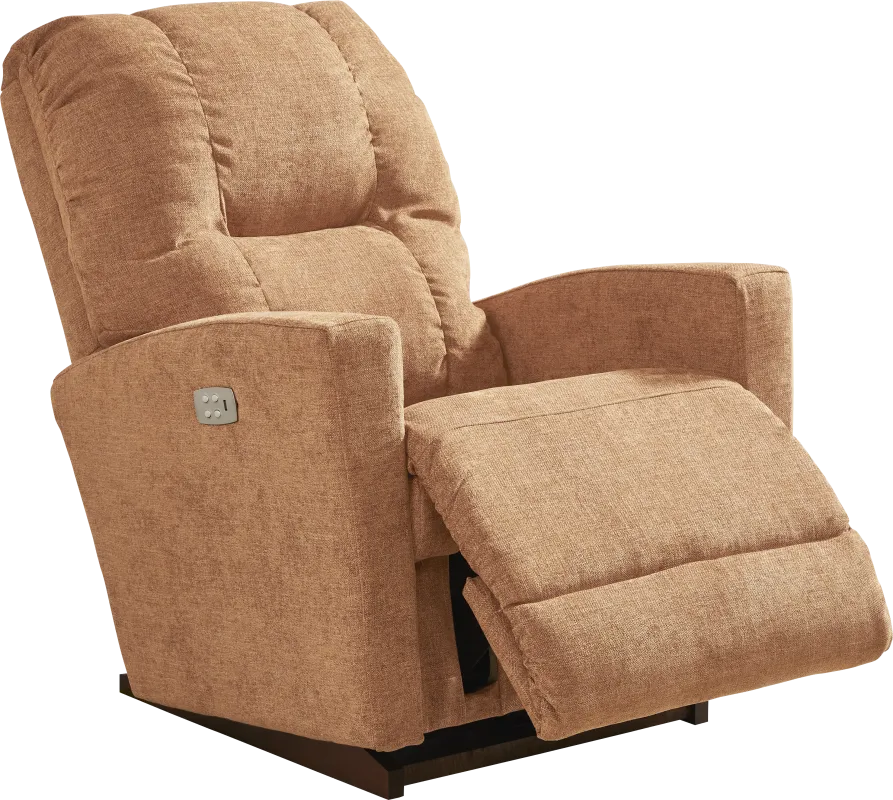 La-Z-Boy Hawthorn III Blue Woven Dual Power Rocker Recliner