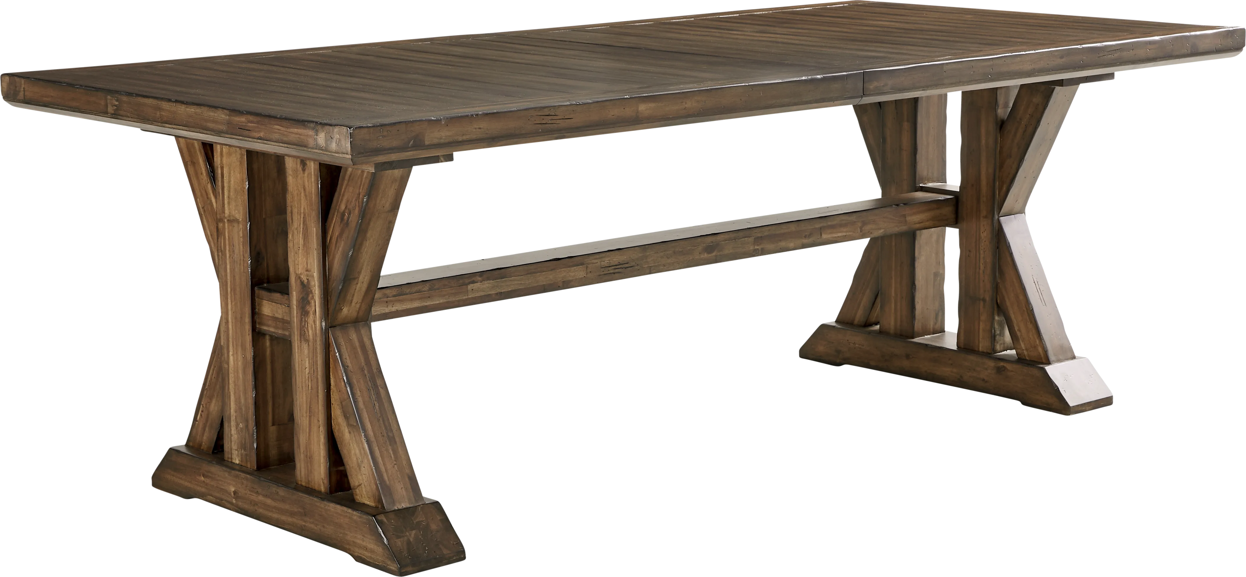 Covered Bridge Tobacco Dining Table - Thumbnail - Image 1