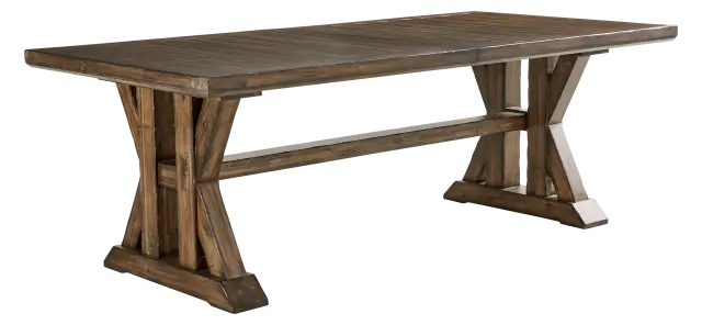 Covered Bridge 8 Pc Tobacco Dark Wood Dining Room Set With Dining Covered Bridge 8 Pc Tobacco Dark Wood Dining Room Set With Dining