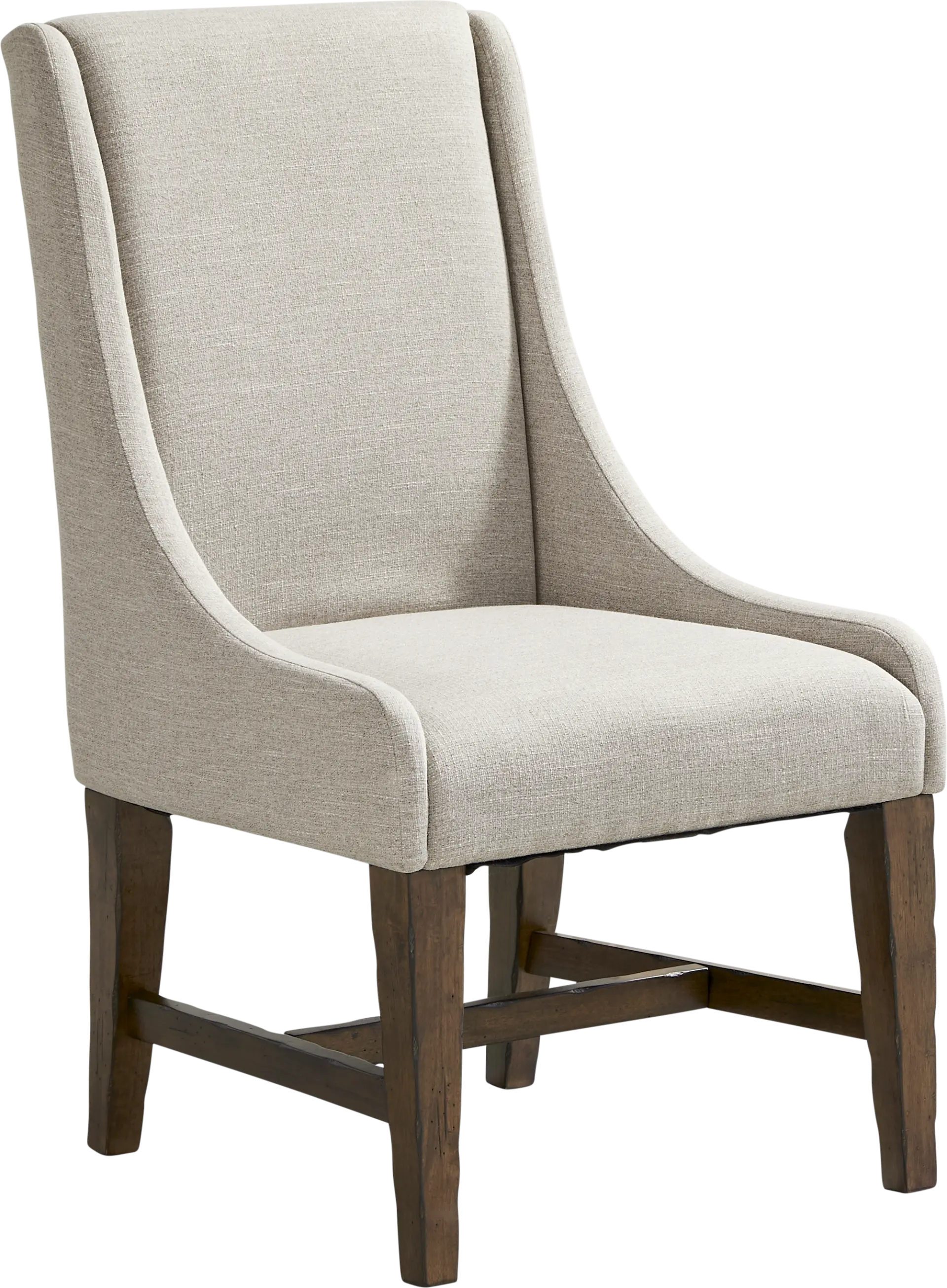 Covered Bridge Beige Arm Chair