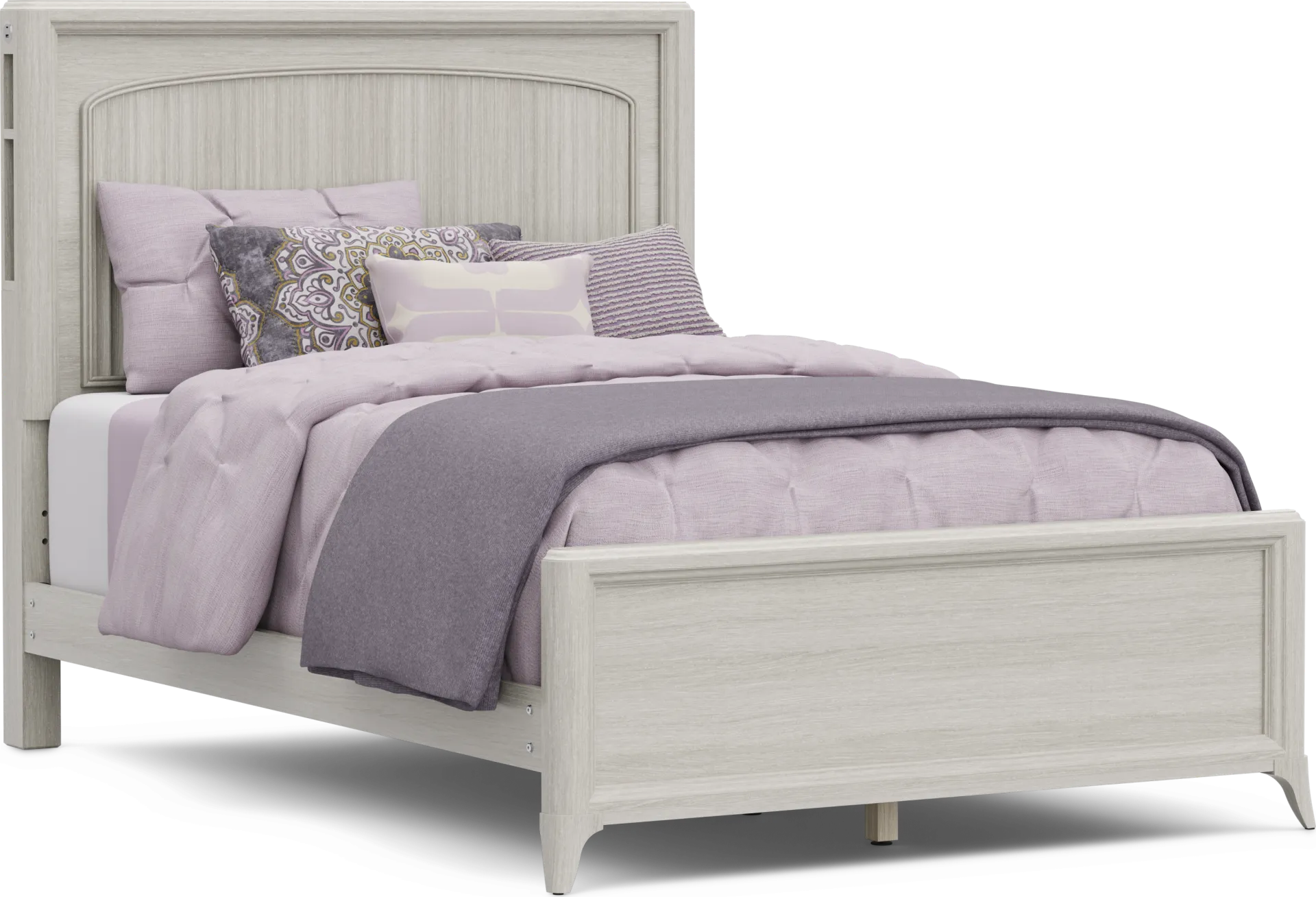 Kids Vivien Wirebrush Gray Full Cubby Bedroom - Image 2