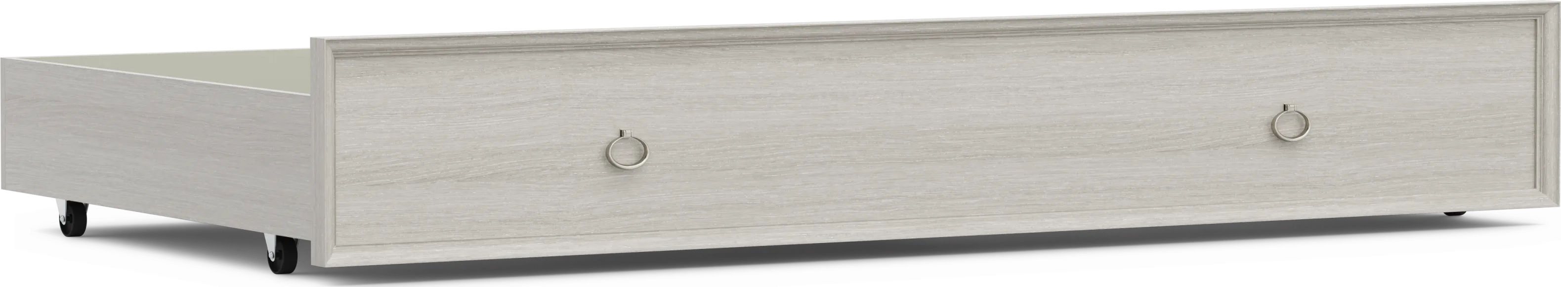 Kids Vivien Wirebrush Gray Twin Storage Trundle - Thumbnail - Image 1