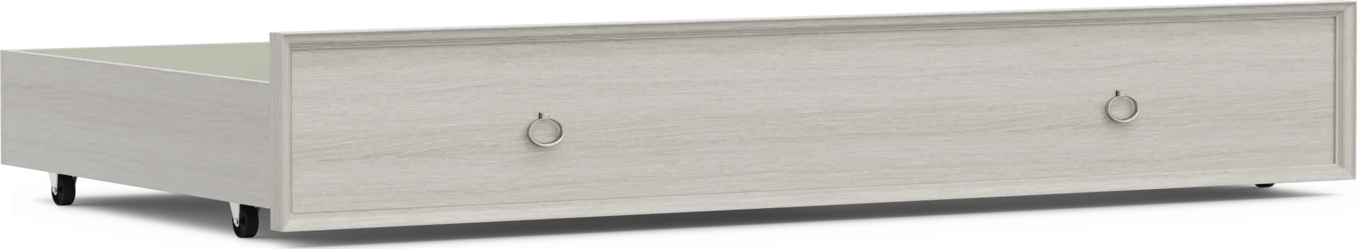 Kids Vivien Wirebrush Gray Twin Storage Trundle