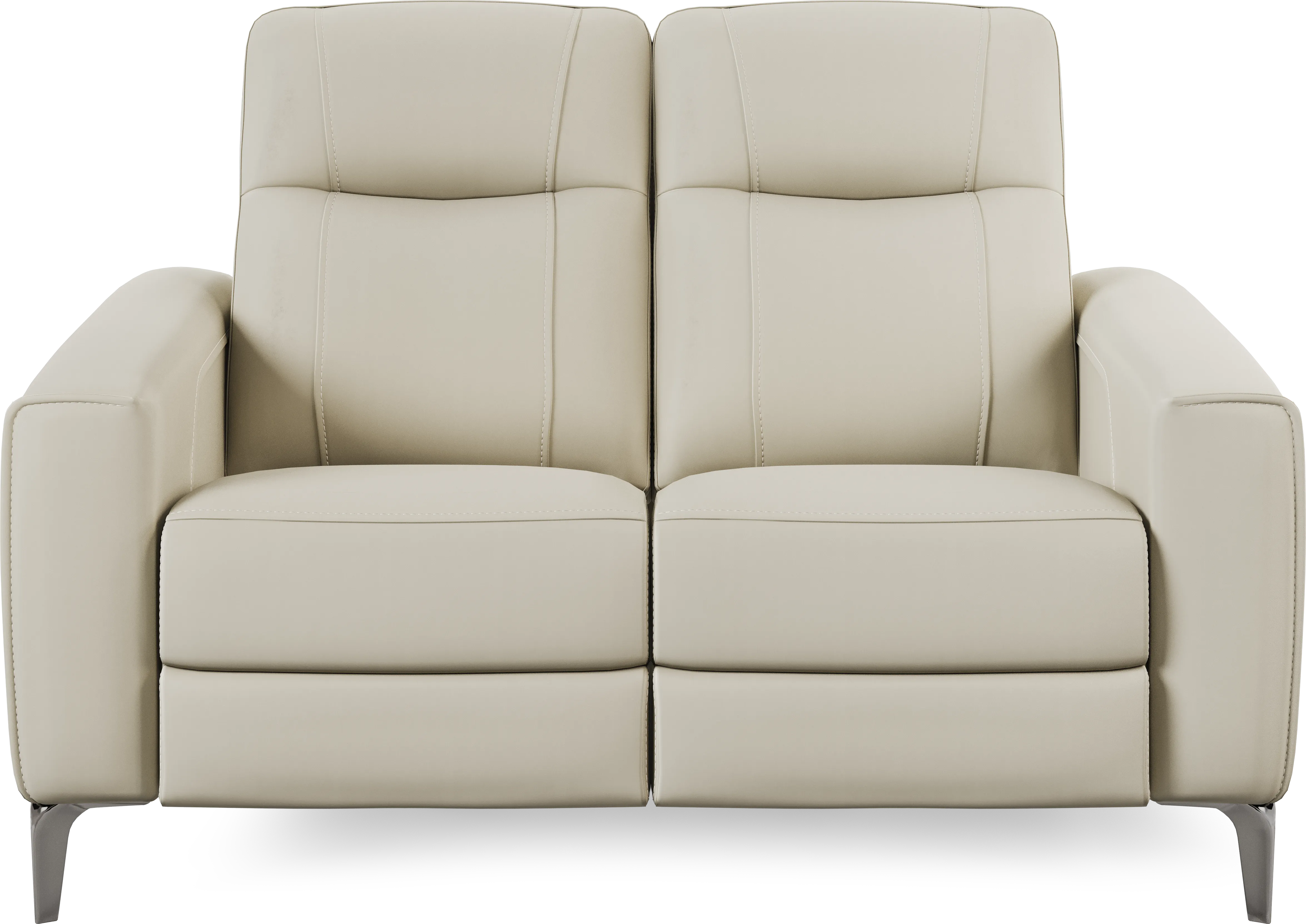 Parkside Heights Beige Leather 7 Pc Living Room with Dual Power Reclining Sofa - Thumbnail - Image 7